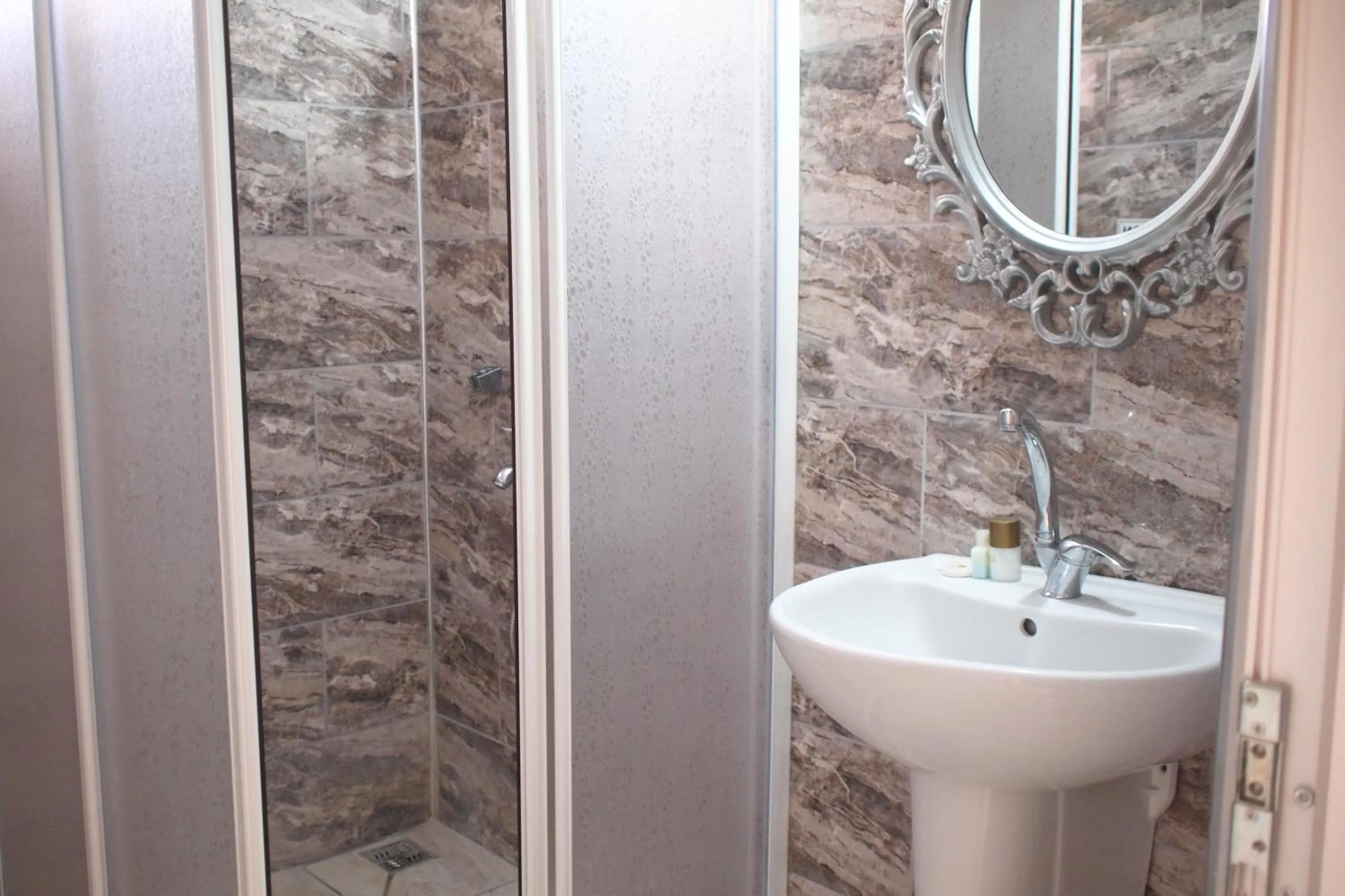 Bathroom in Emre's Stone House