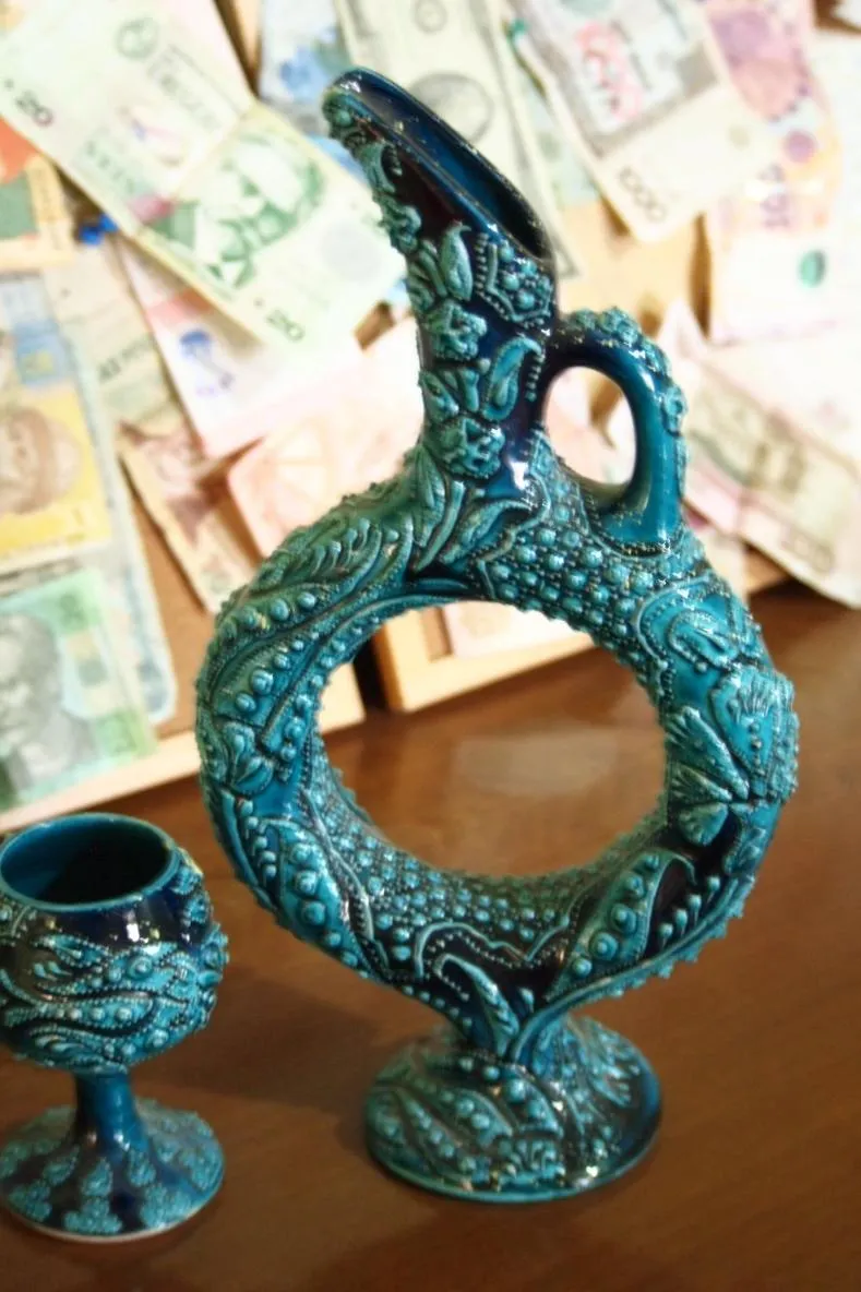 Decorative detail in Emre's Stone House