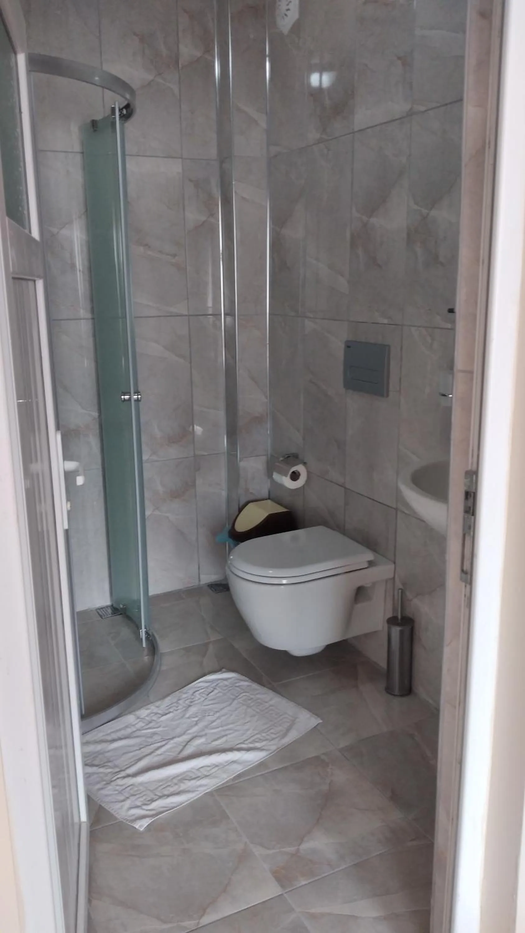 Bathroom in Emre's Stone House