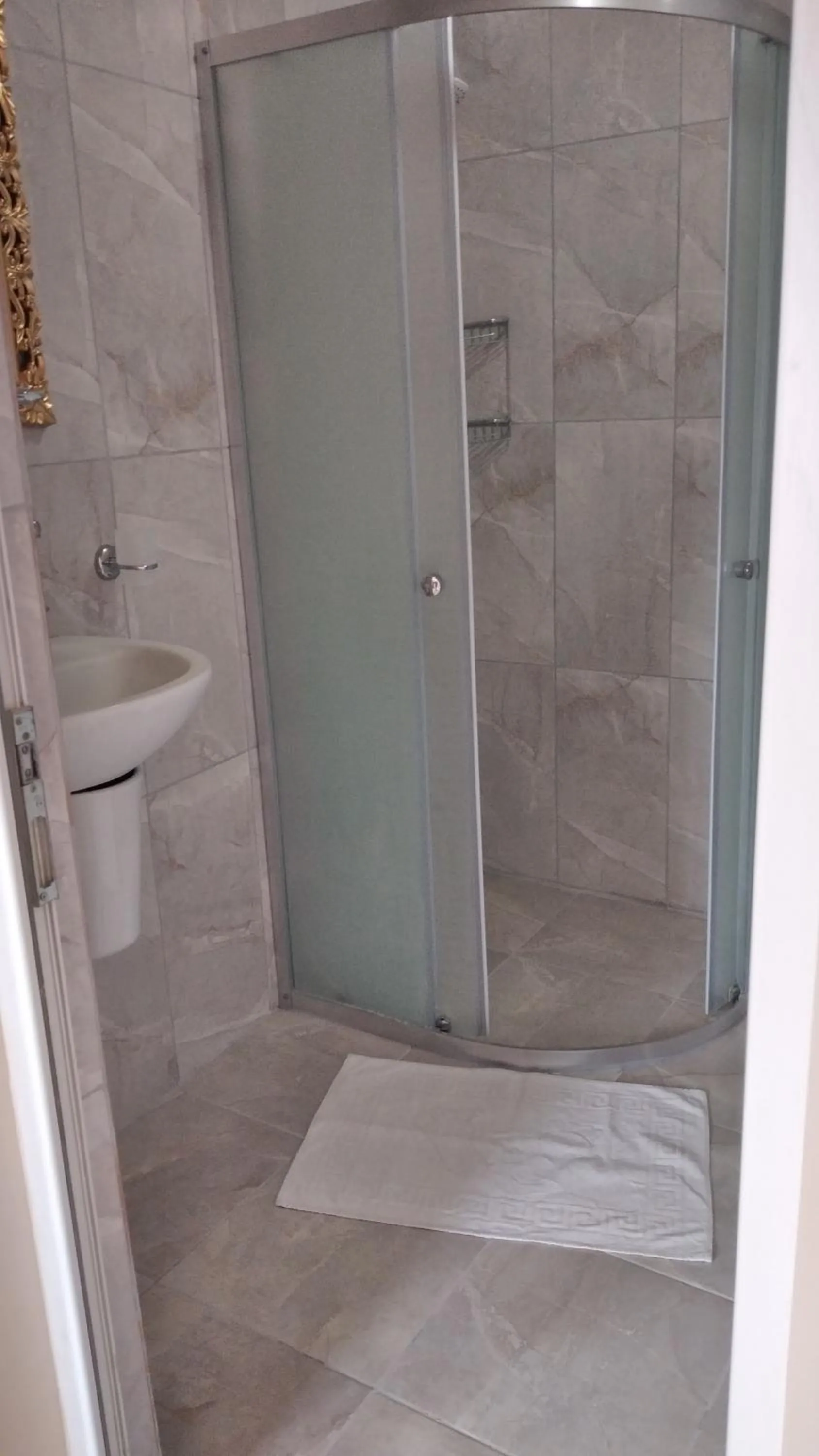 Bathroom in Emre's Stone House