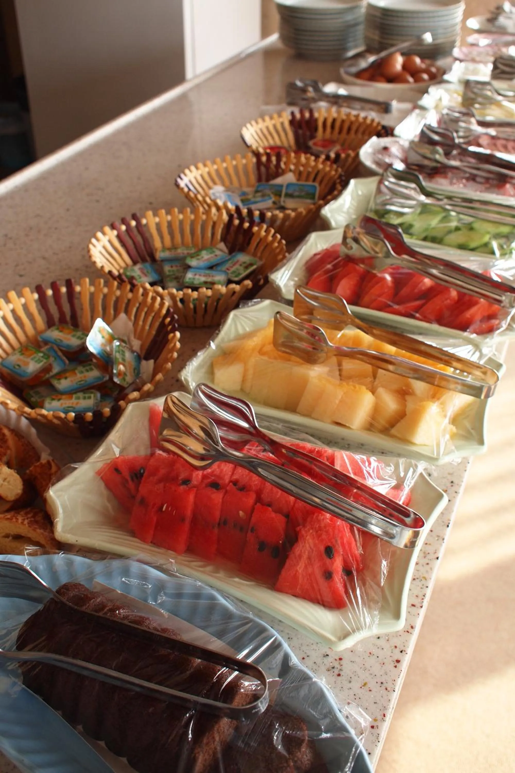 Buffet breakfast in Emre's Stone House