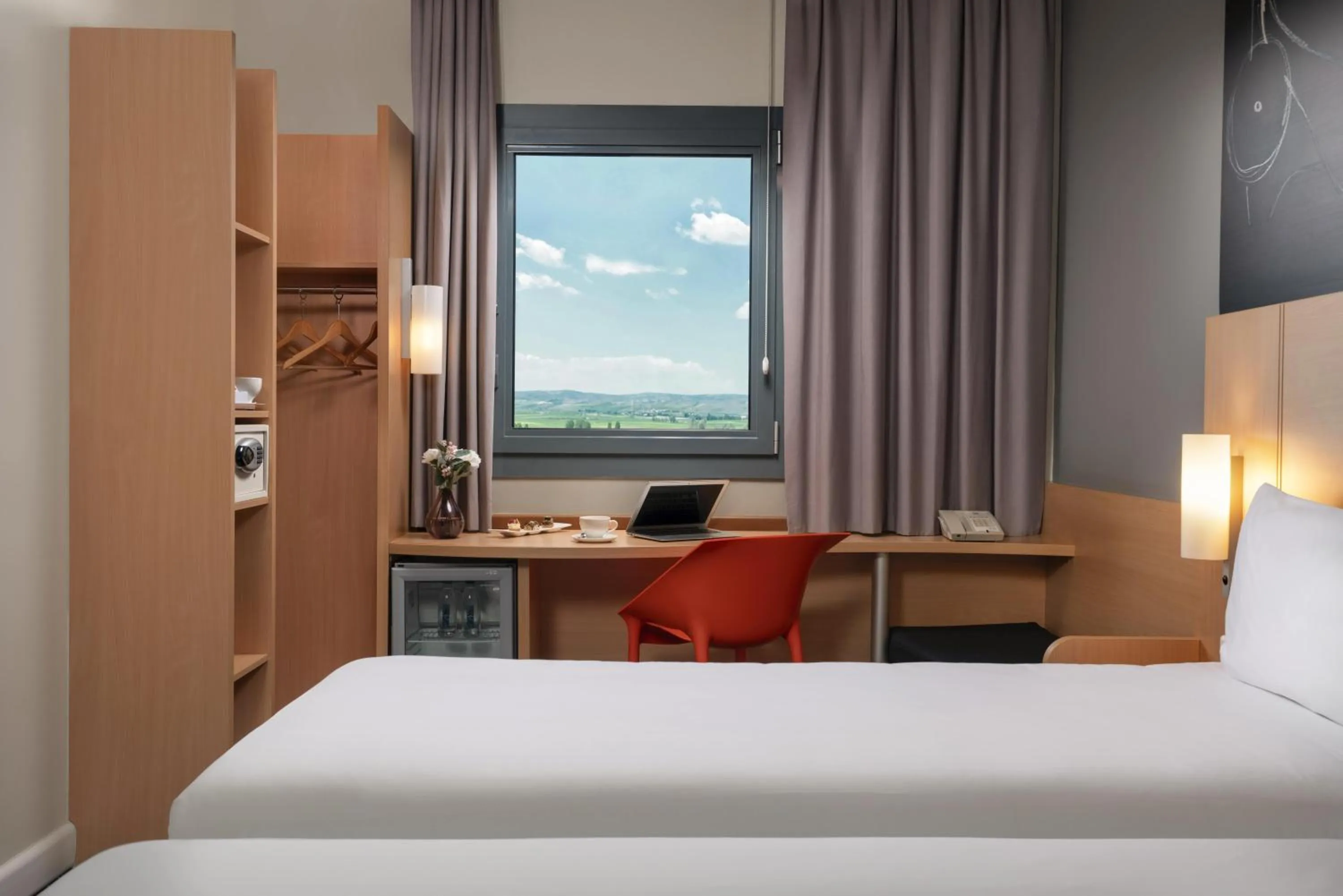 Bed in ibis Ankara Airport Hotel