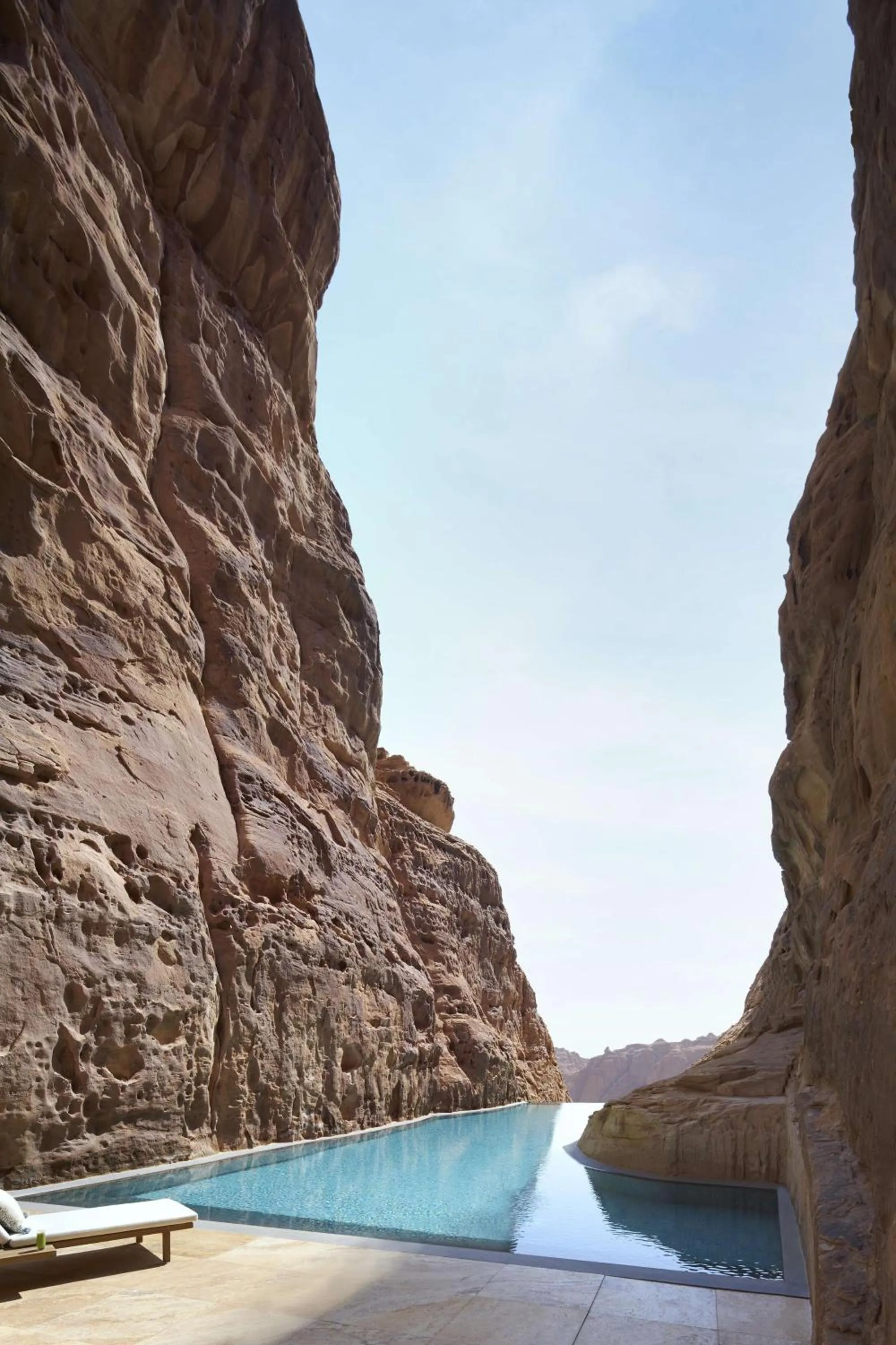 Pool view in Banyan Tree AlUla