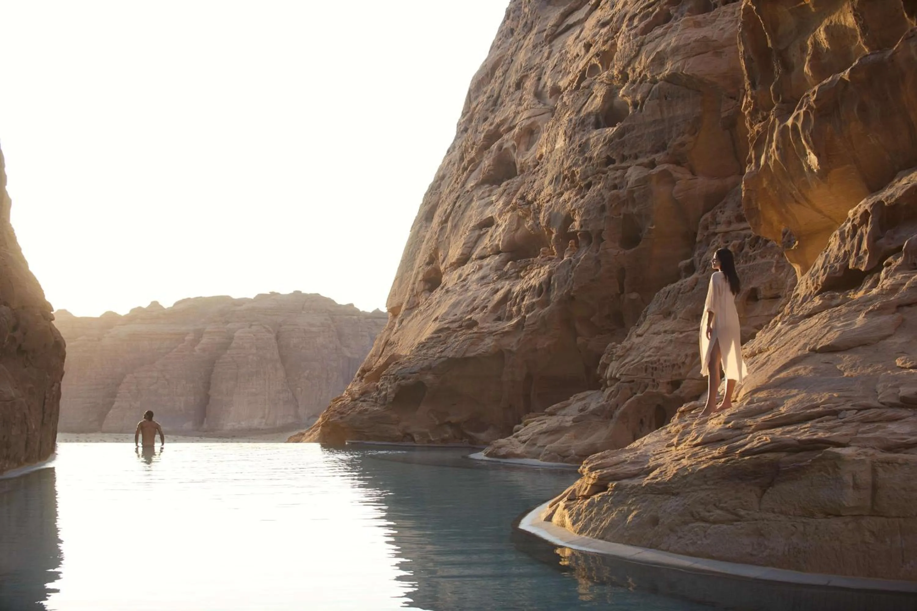 Pool view in Banyan Tree AlUla