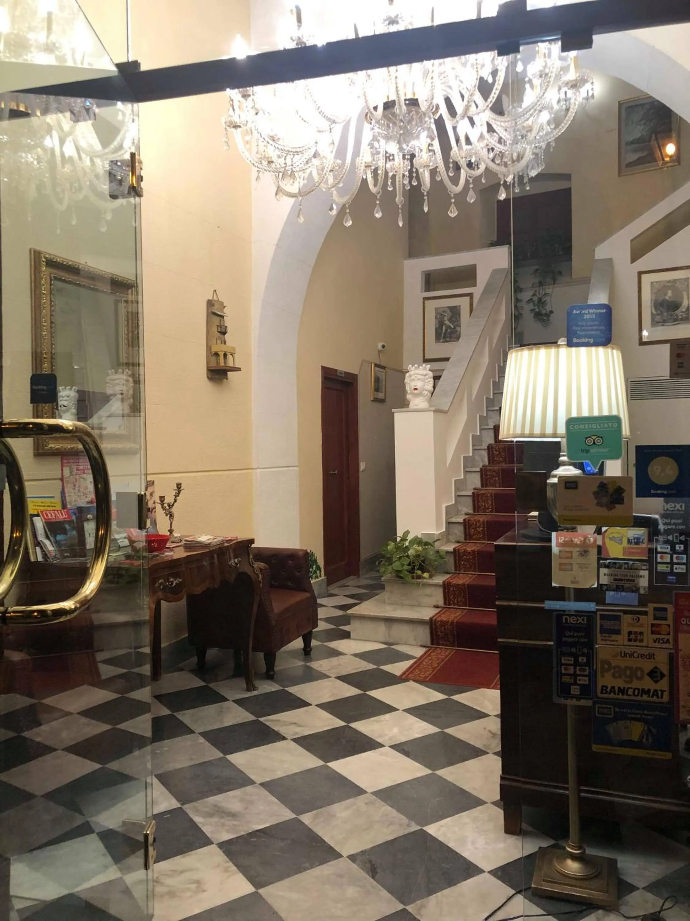 Lobby or reception in B&B Al Piazza Marina