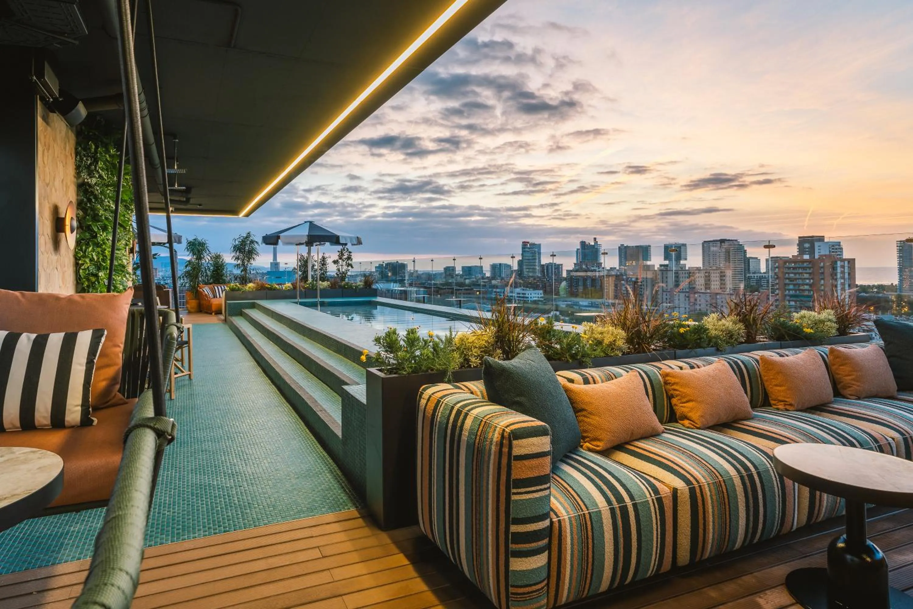 Balcony/Terrace in The Social Hub Barcelona Poblenou