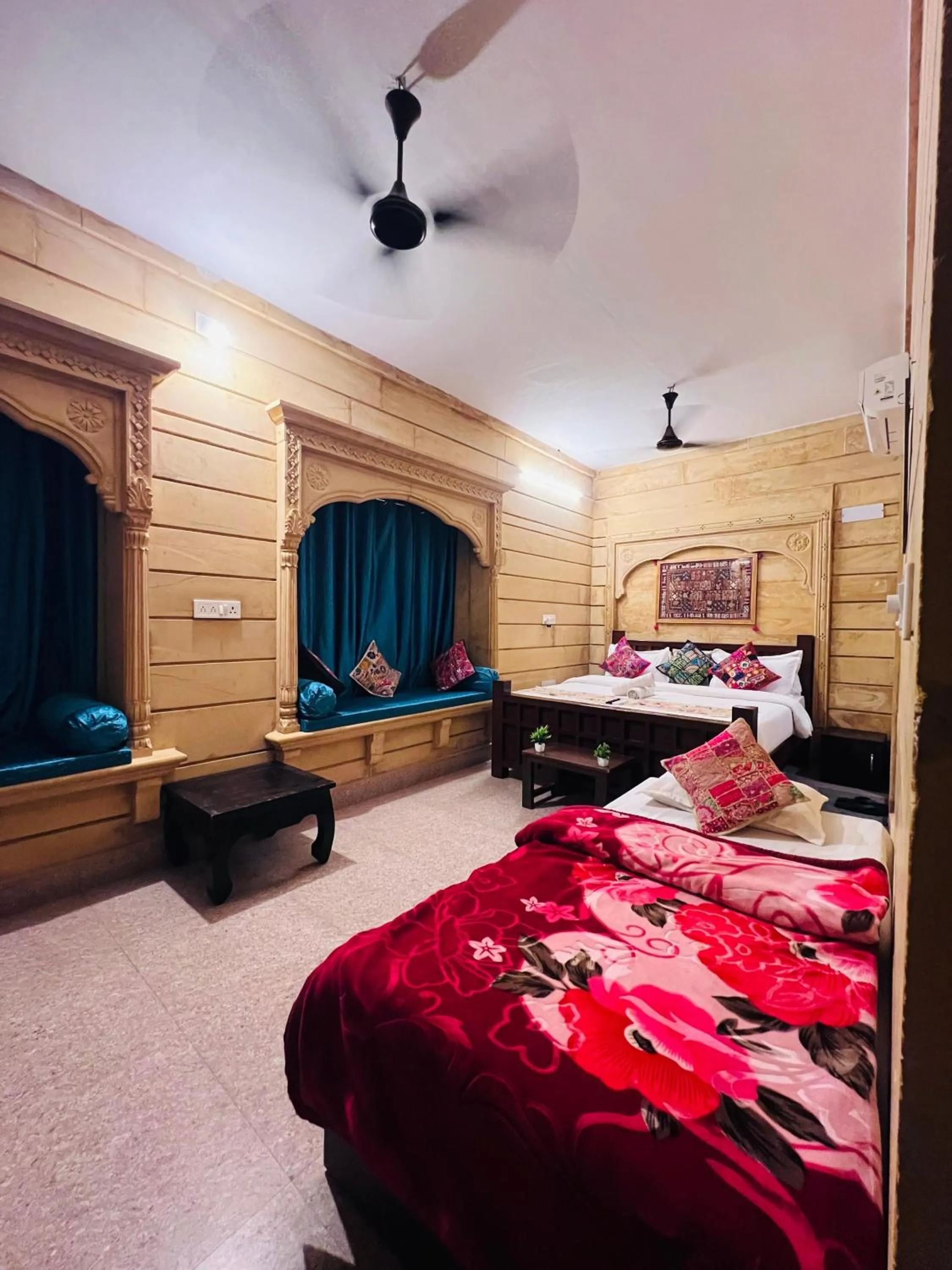 View (from property/room), Bed in Relax Inn Jaisalmer
