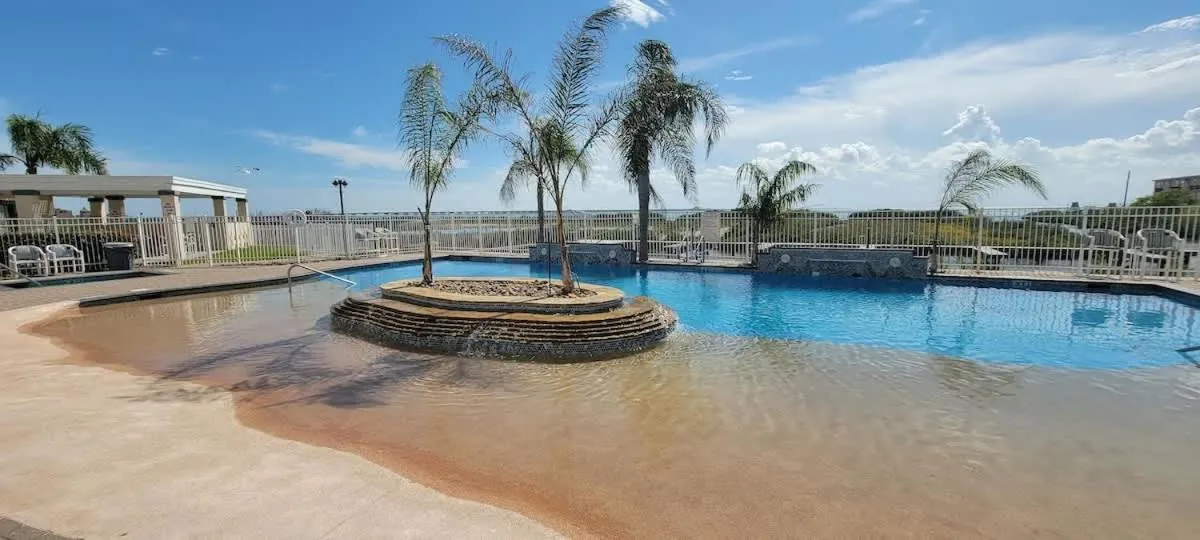 Swimming pool in Tortuga Bay