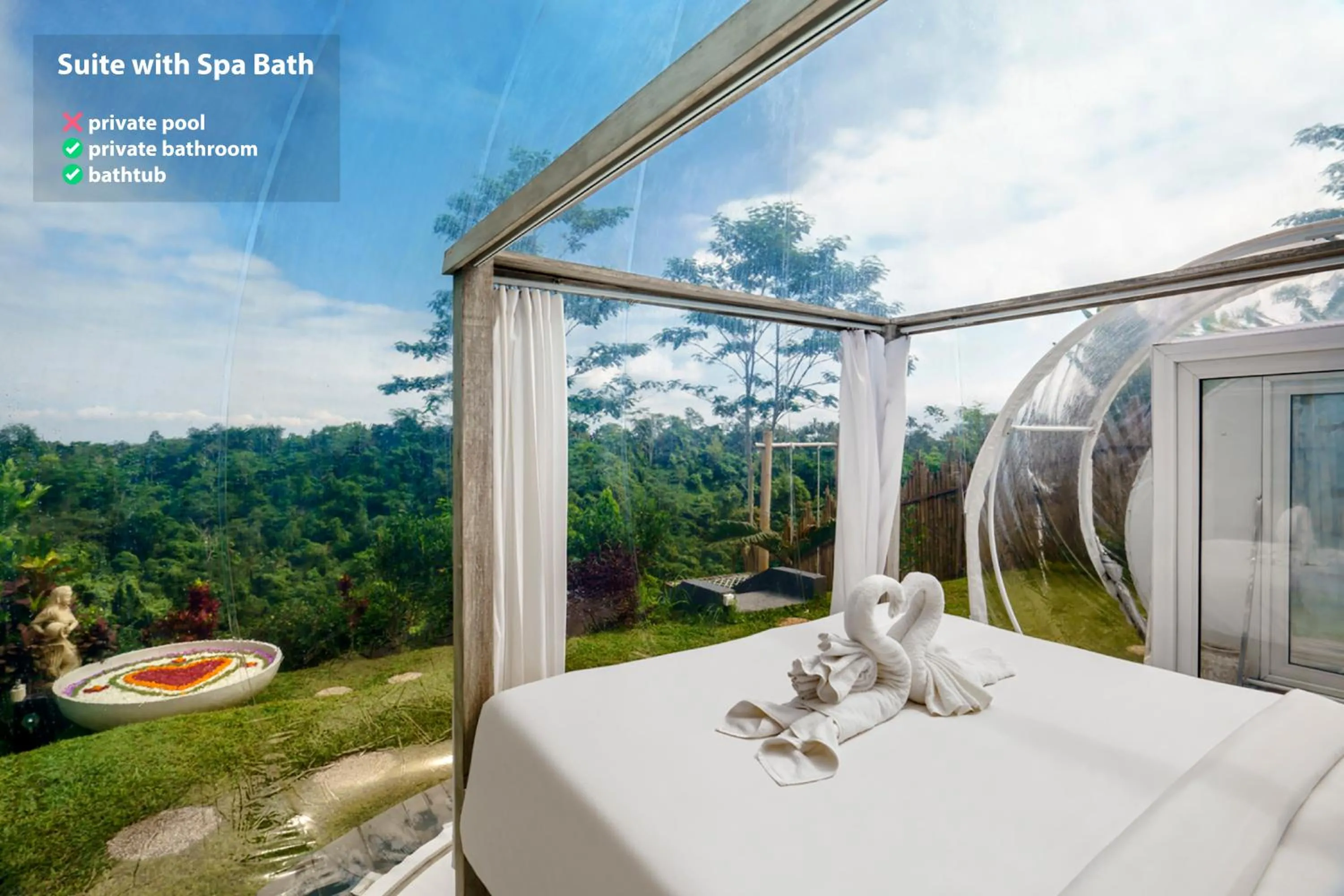 Bed in Bubble Hotel Bali Ubud - Adults Only - New Year's Offer