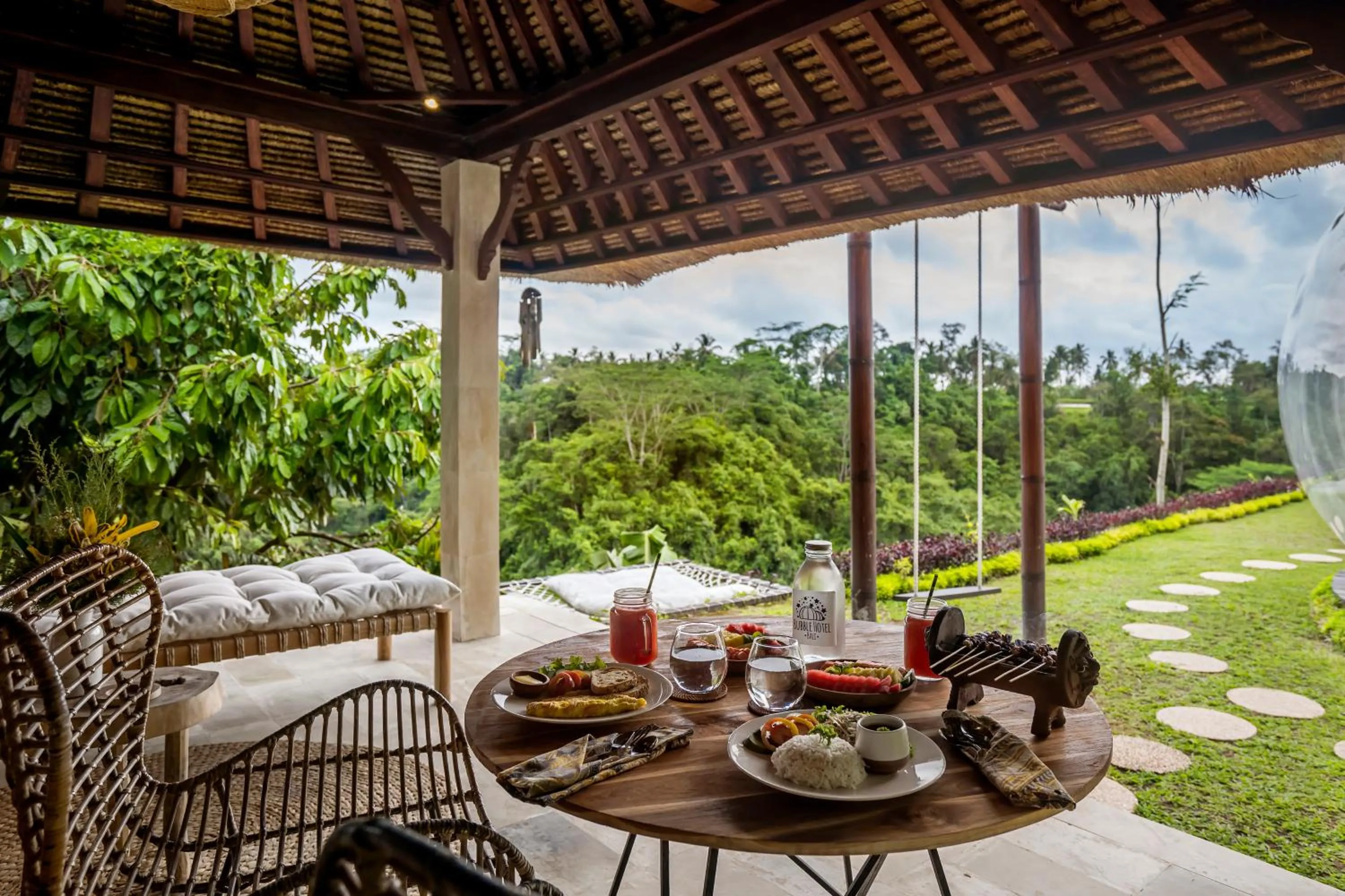 Patio in Bubble Hotel Bali Ubud - Adults Only - New Year's Offer