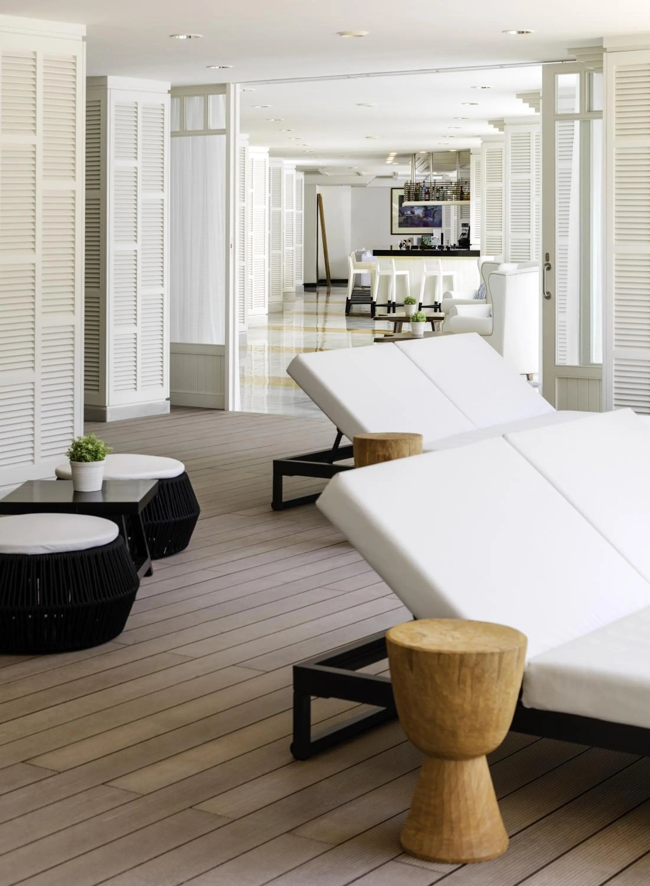 Balcony/Terrace, Bed in Boutique Hotel H10 Blue Mar - Adults Only