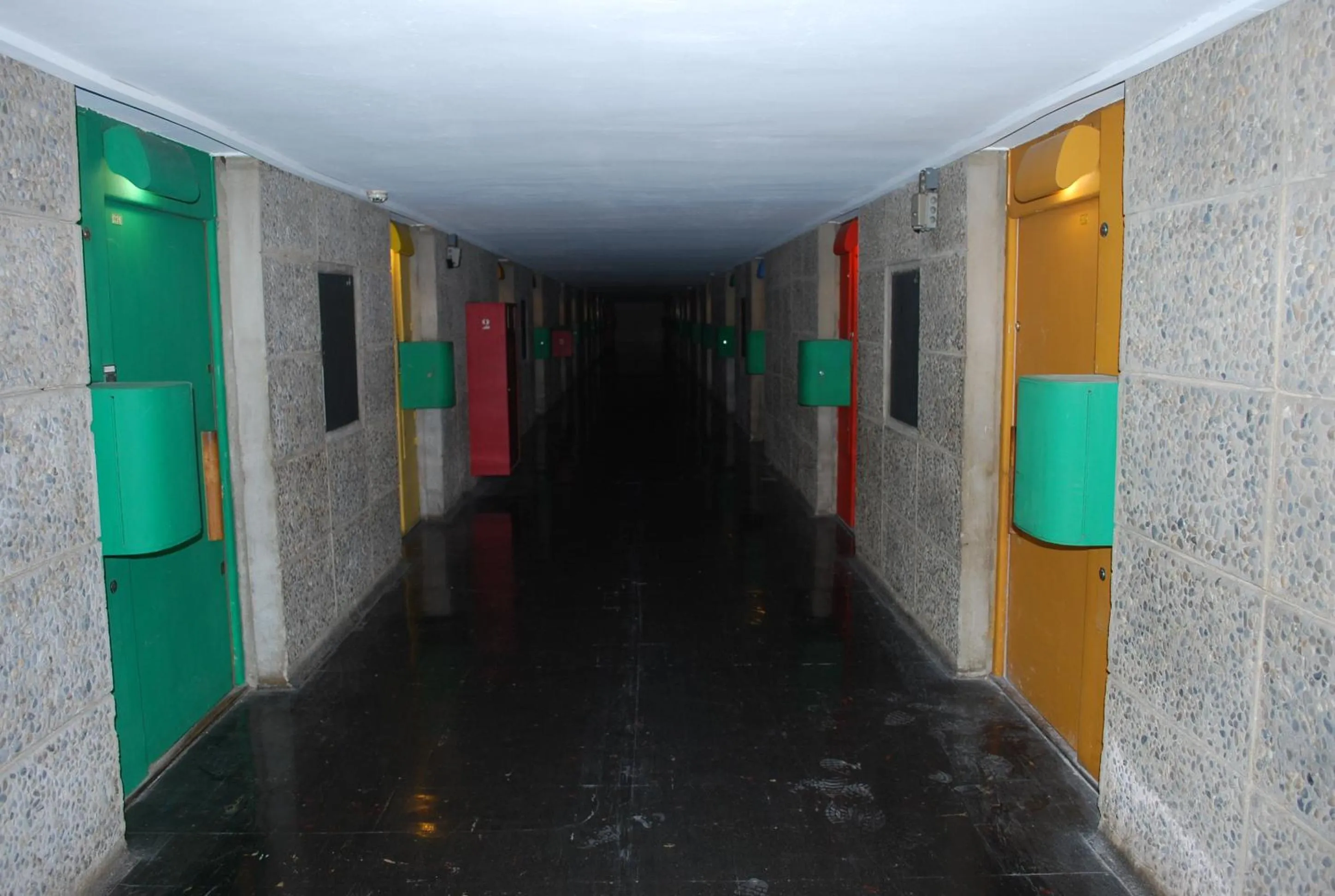 Decorative detail in Hotel le Corbusier