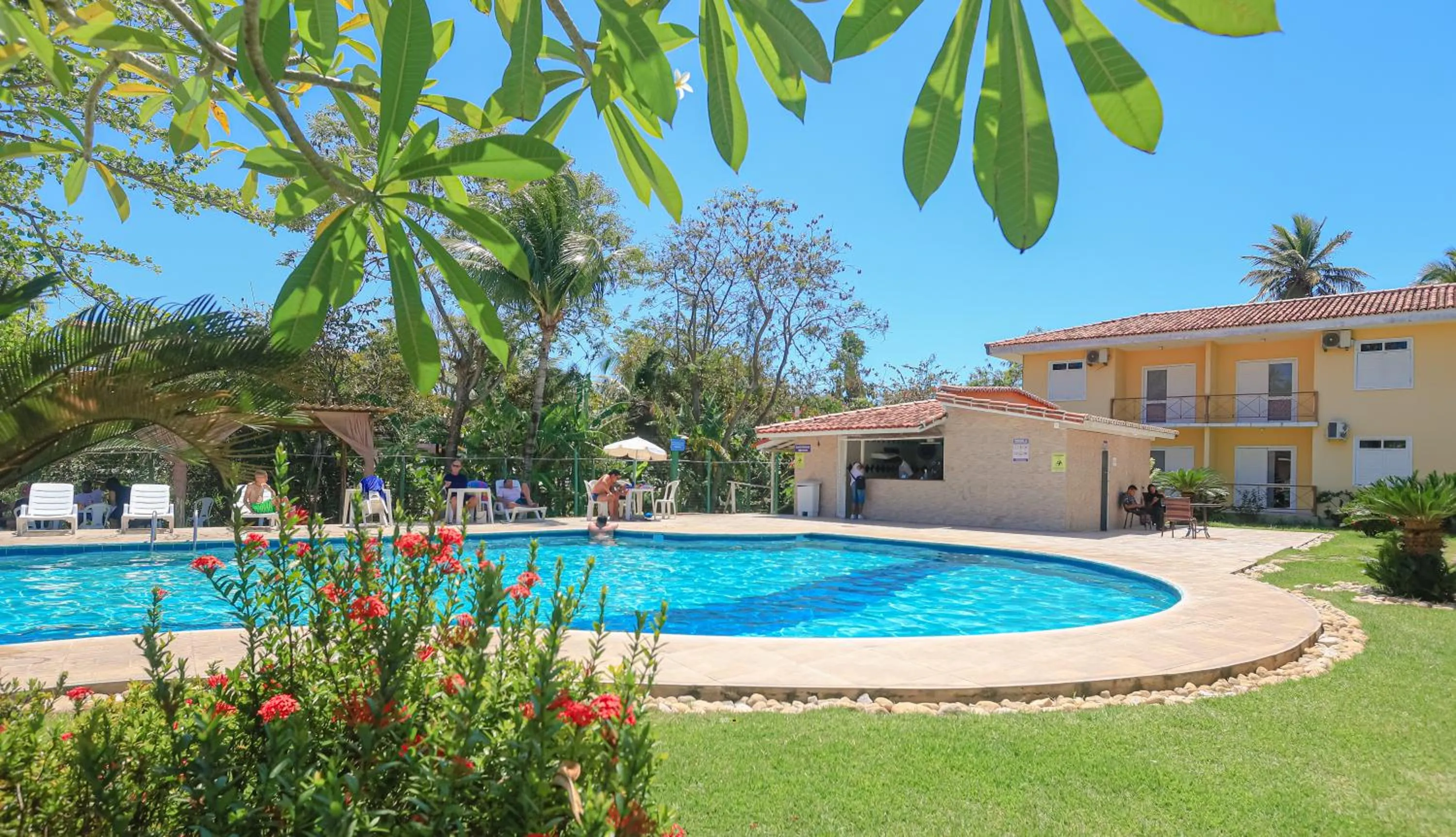 Pool view in Boulevard Flats Maré Mansa