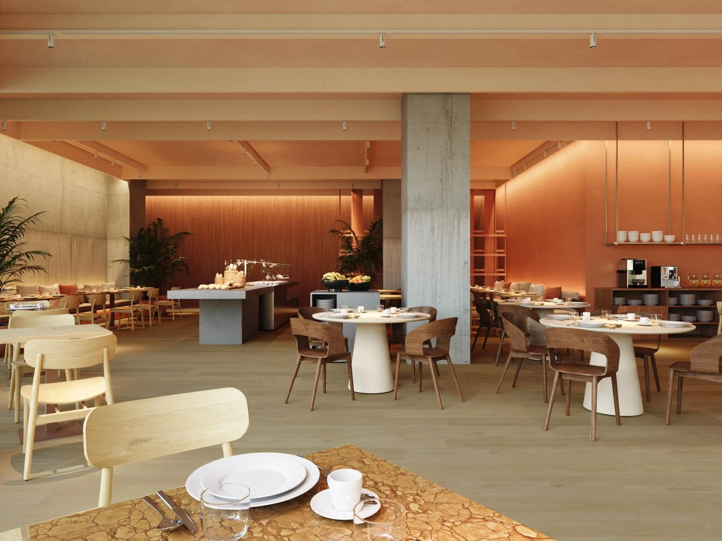 Buffet breakfast in Barcelona Princess