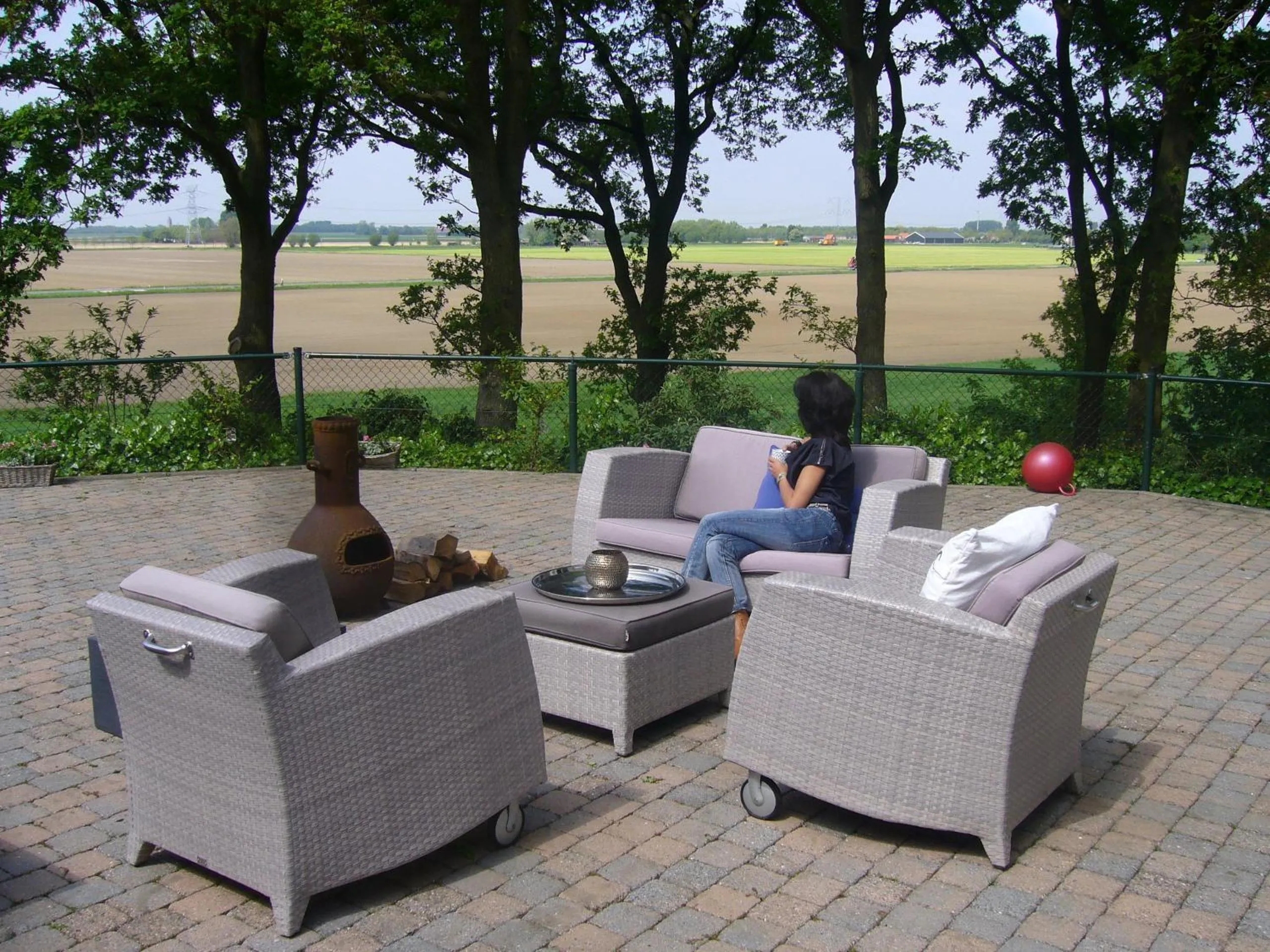 View (from property/room) in B&B Op de Brabantse Wal