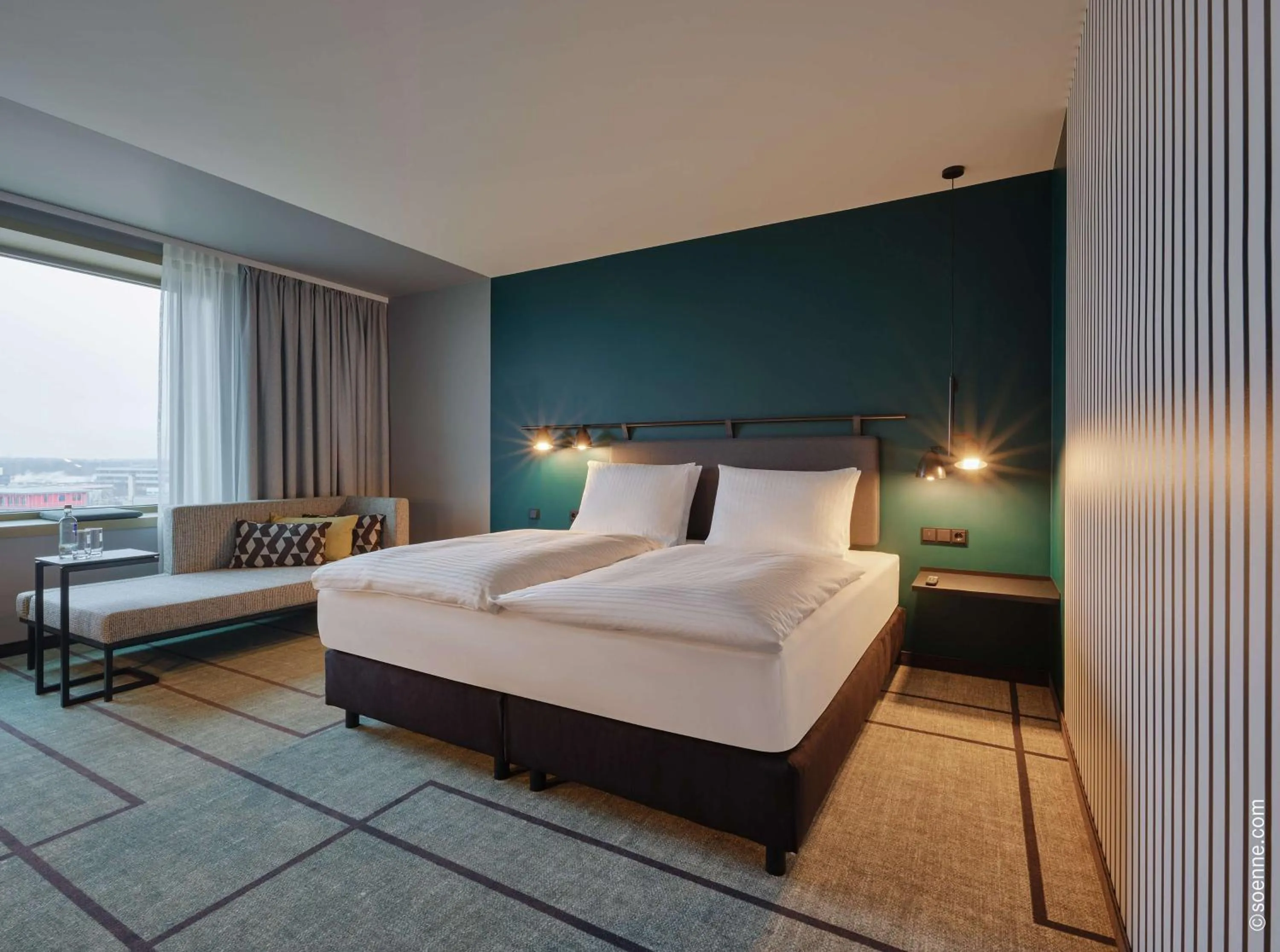 Photo of the whole room, Bed in Dorint Hotel München/Garching