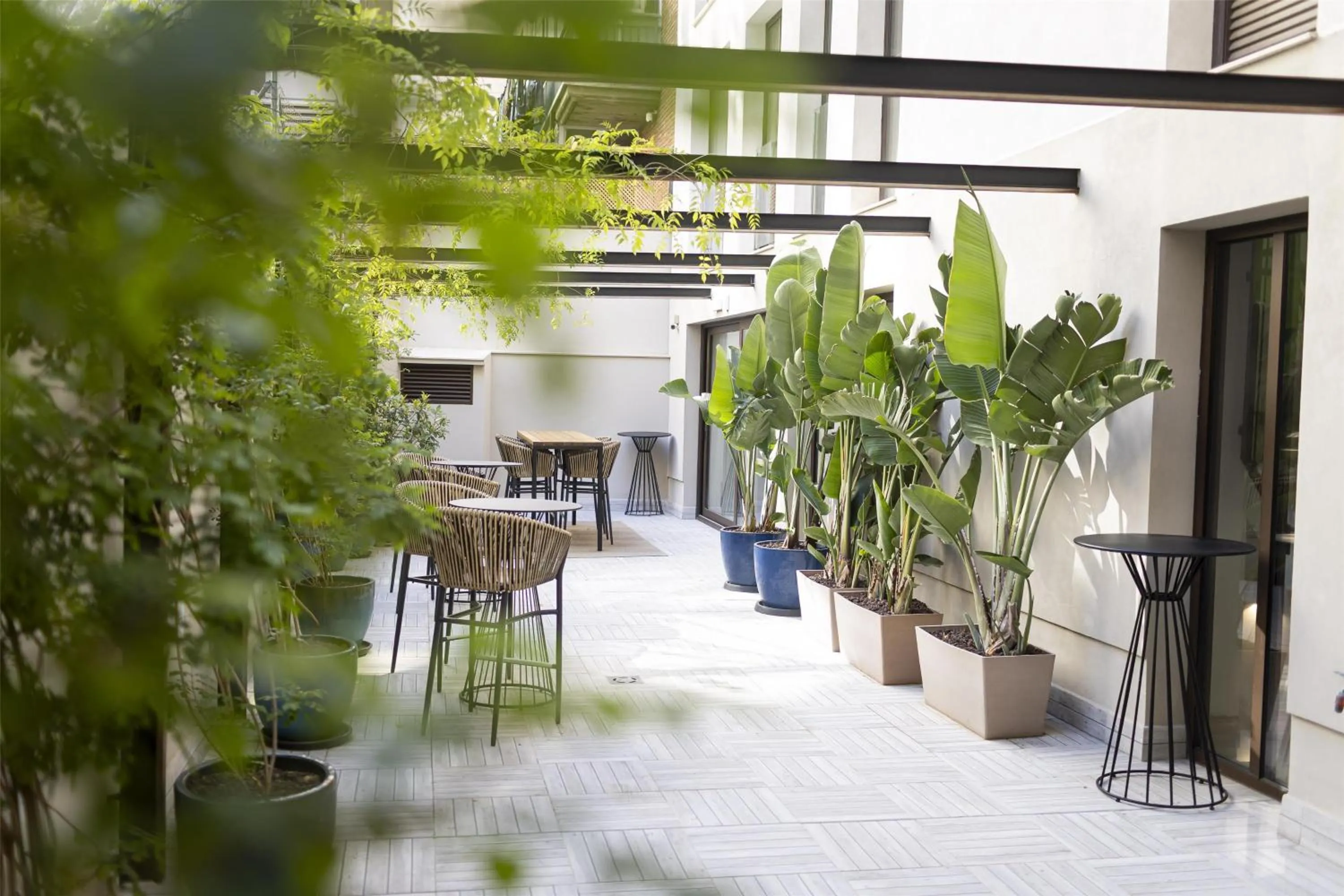 Patio in Via Sants Hotel Barcelona, Tapestry Collection By Hilton