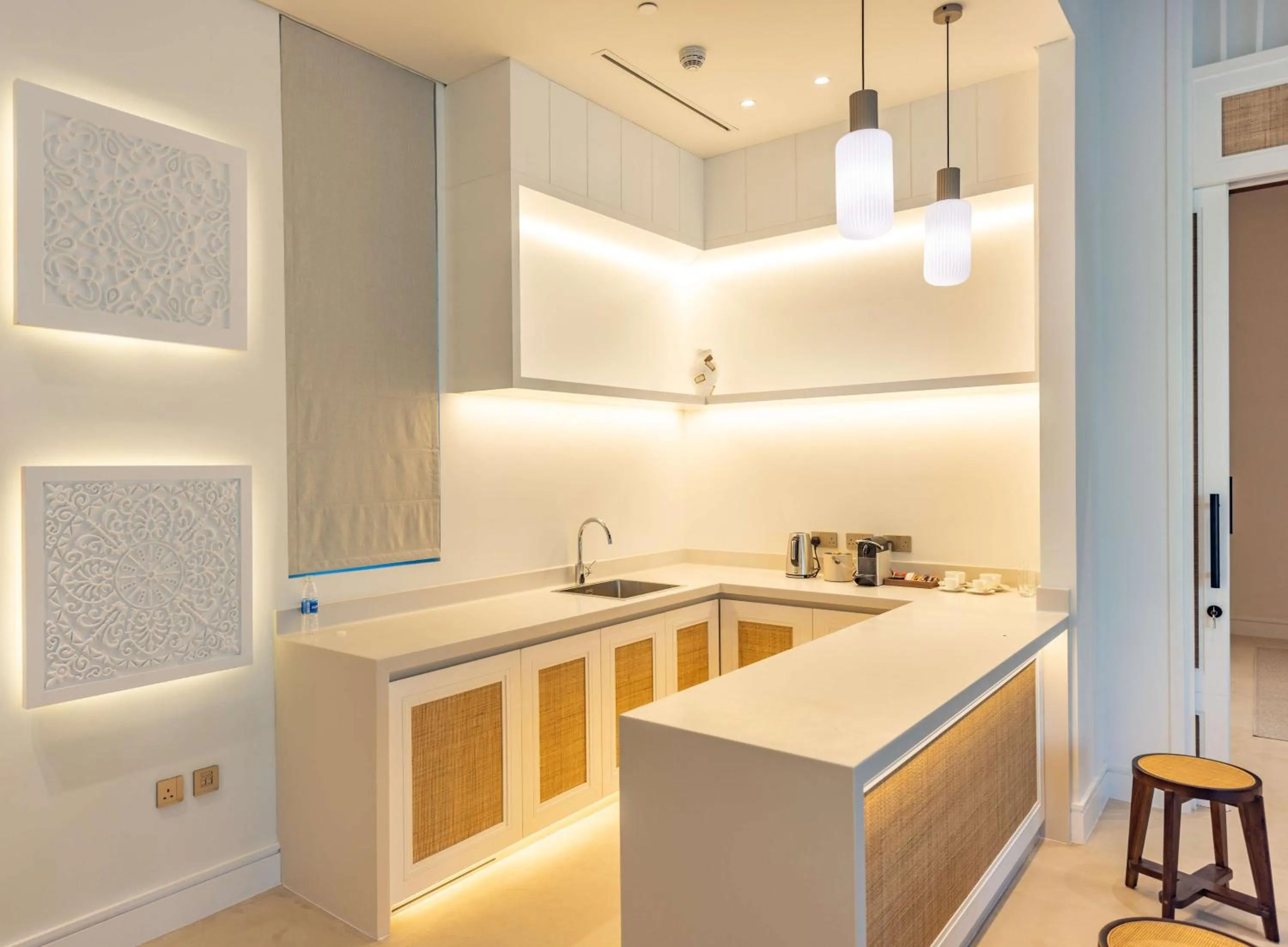 Kitchen or kitchenette in Maysan Doha, LXR Hotels & Resorts