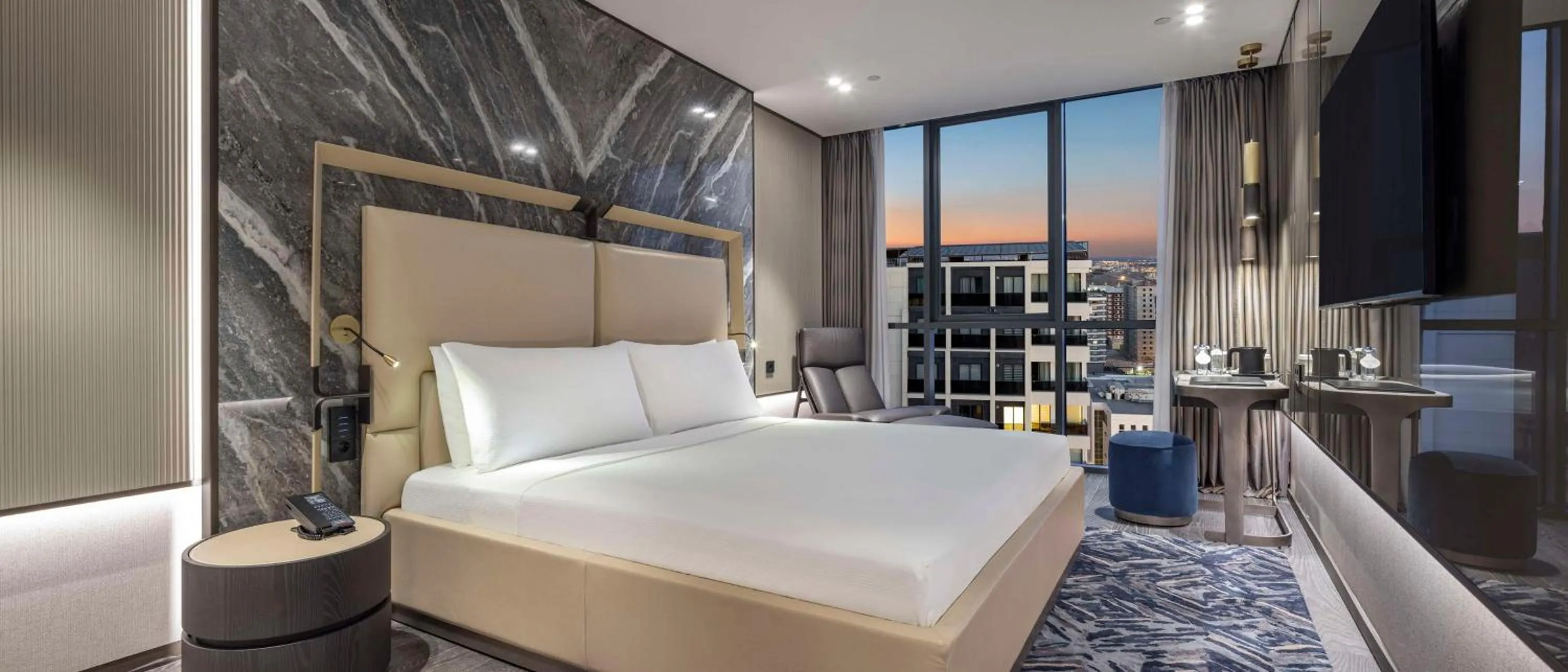 Bed in DoubleTree by Hilton Sanliurfa