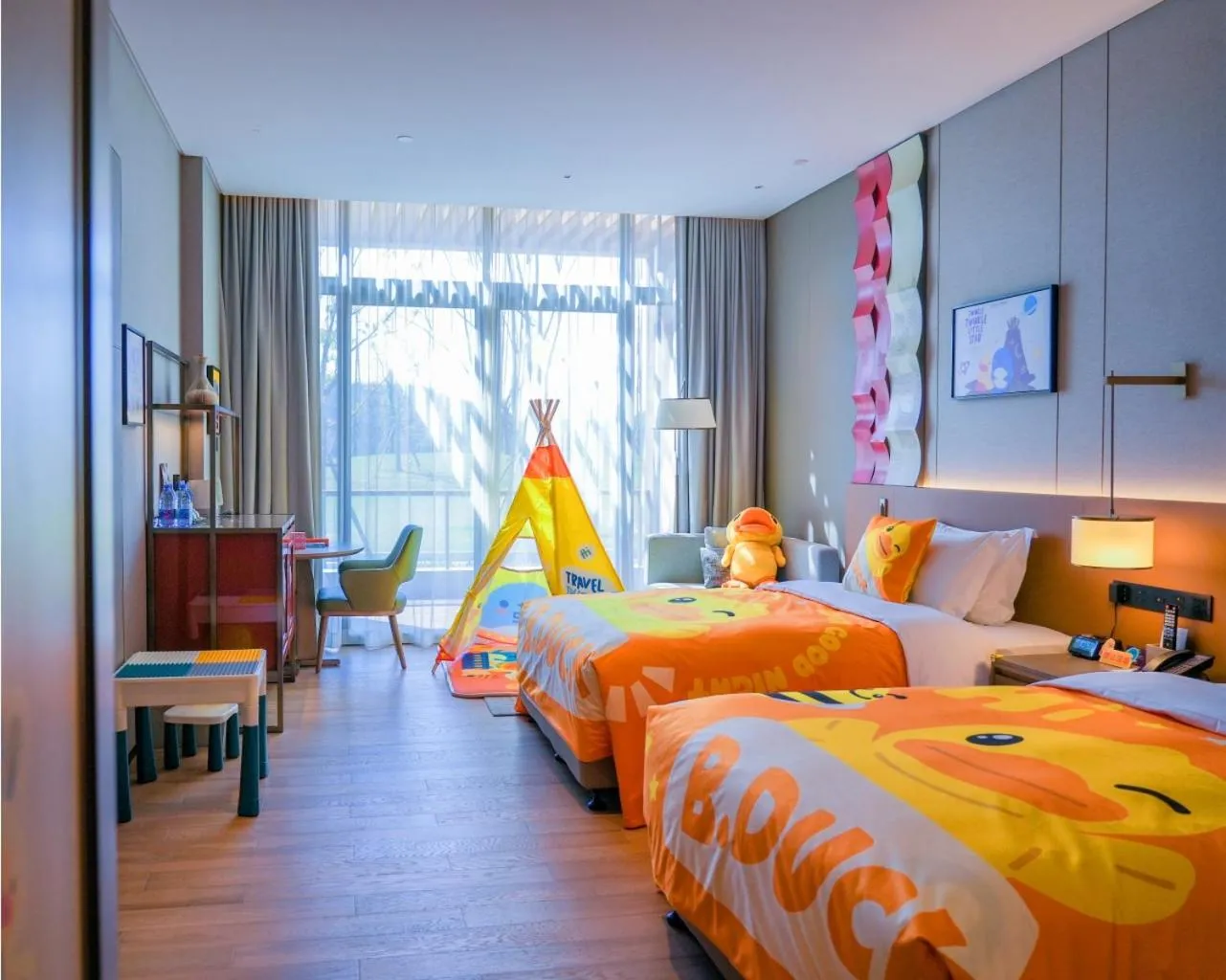 Bed in DoubleTree by Hilton Jiangxi Fuzhou