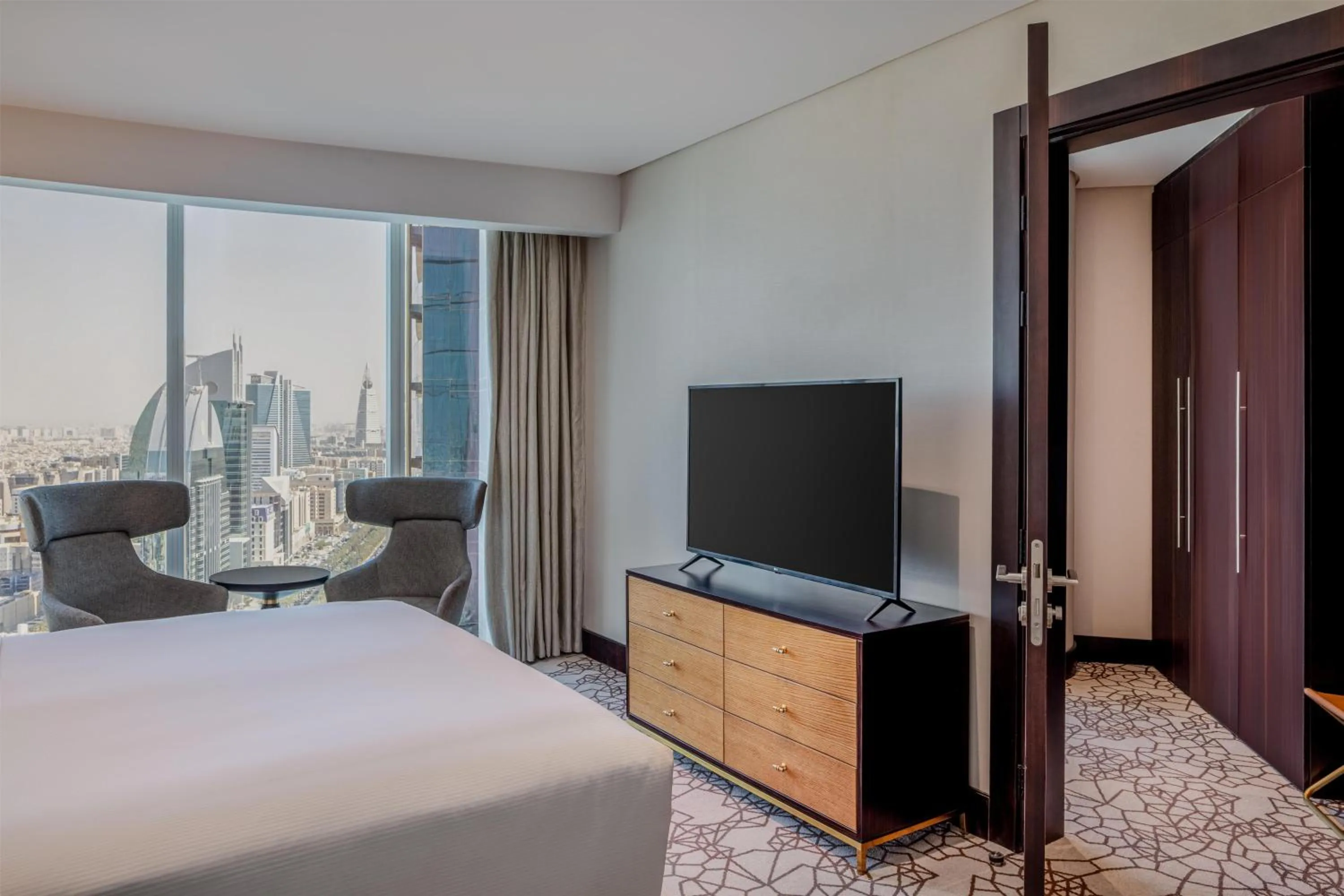 Bed in Hilton Riyadh Olaya