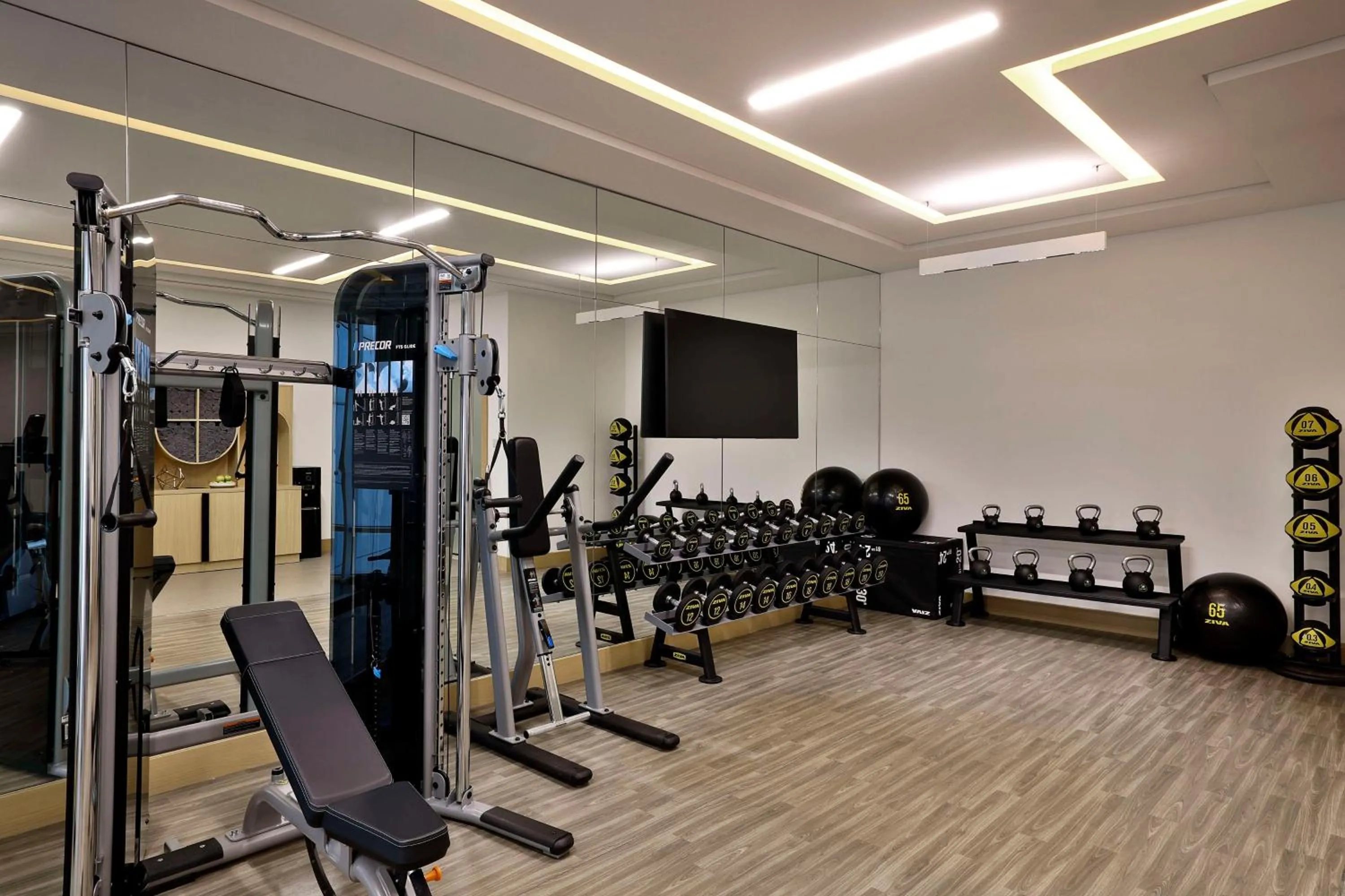 Fitness centre/facilities in Hilton Riyadh Olaya