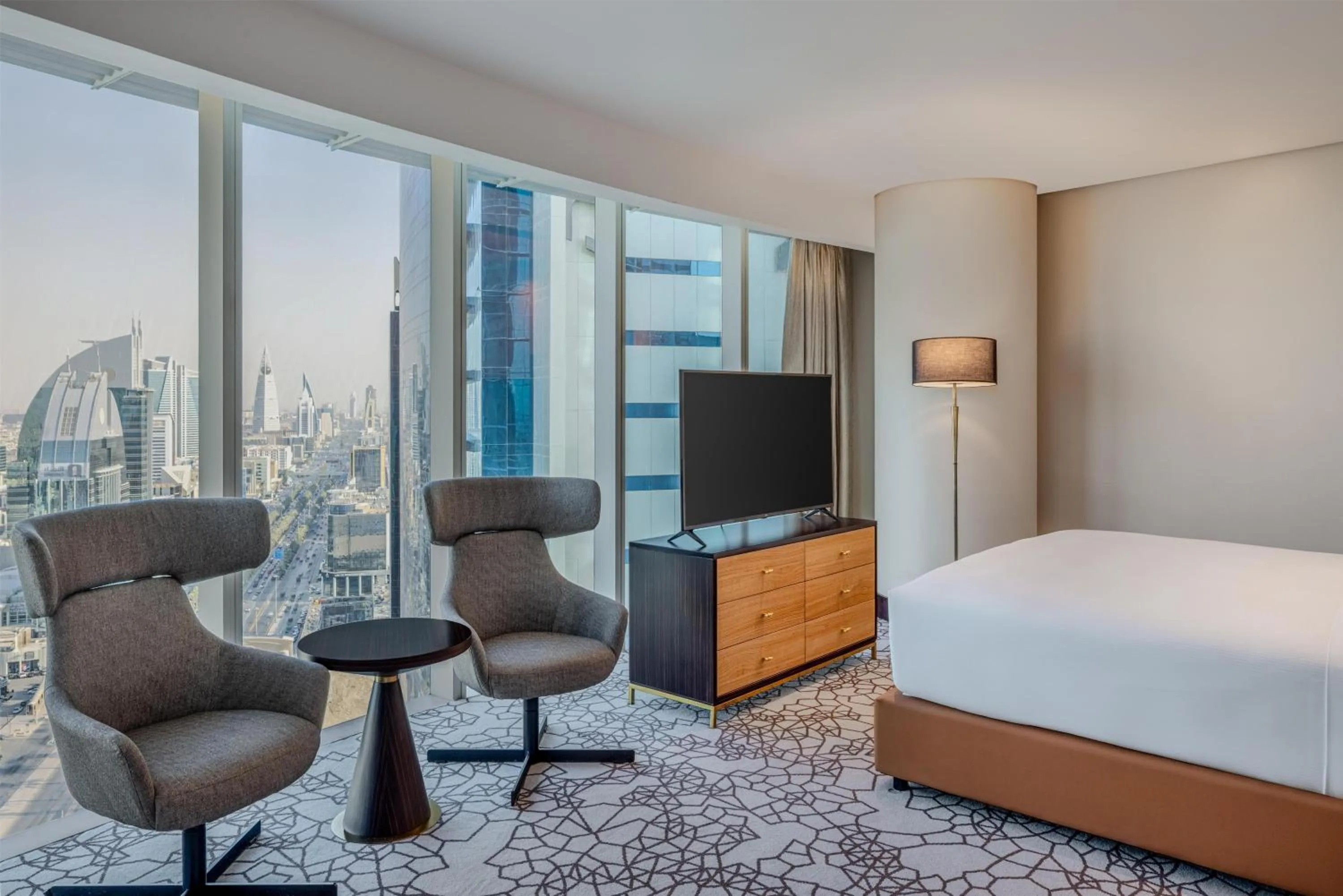 Bed in Hilton Riyadh Olaya