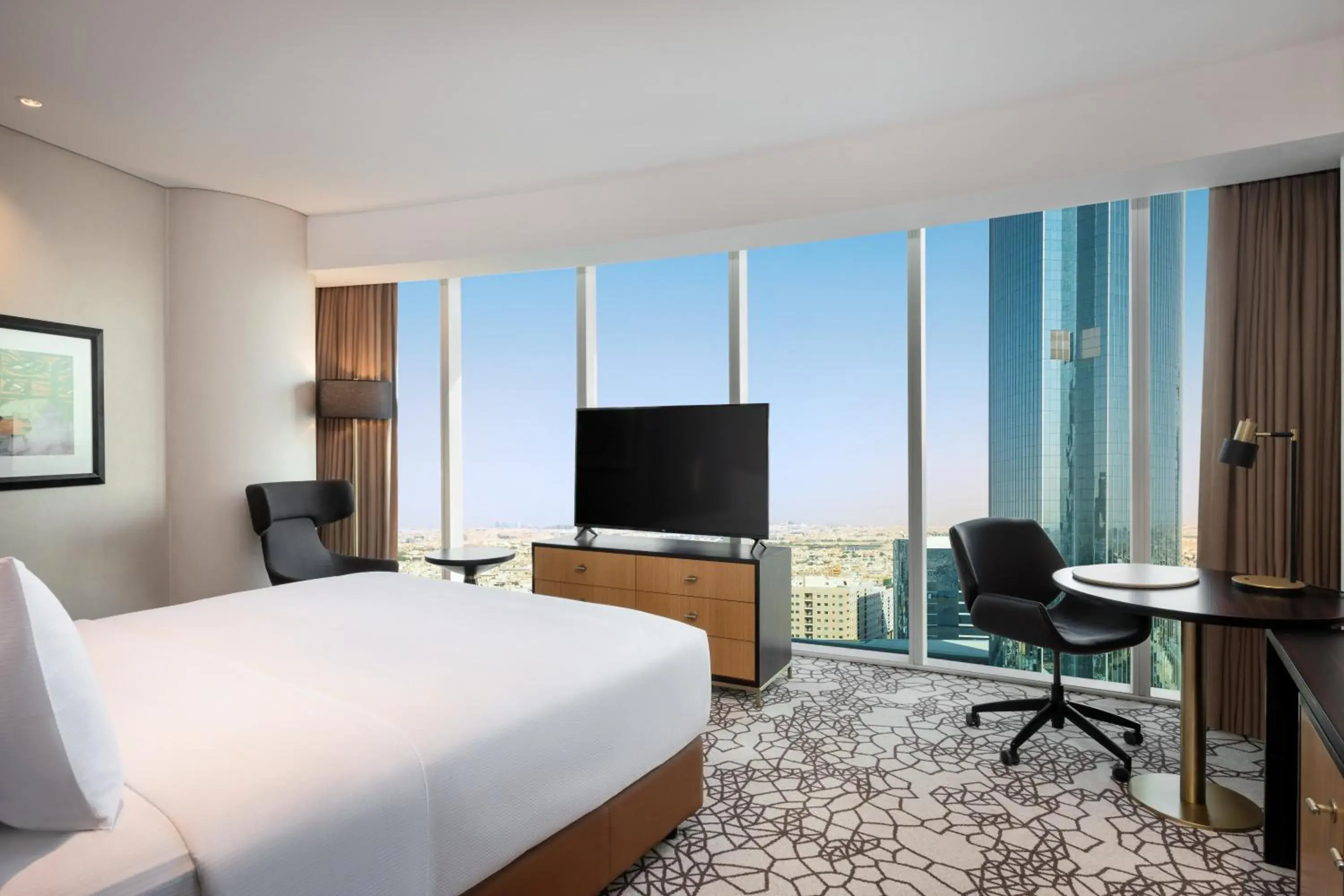 Deluxe One-Bedroom King Suite in Hilton Riyadh Olaya Deluxe One-Bedroom King Suite in Hilton Riyadh Olaya