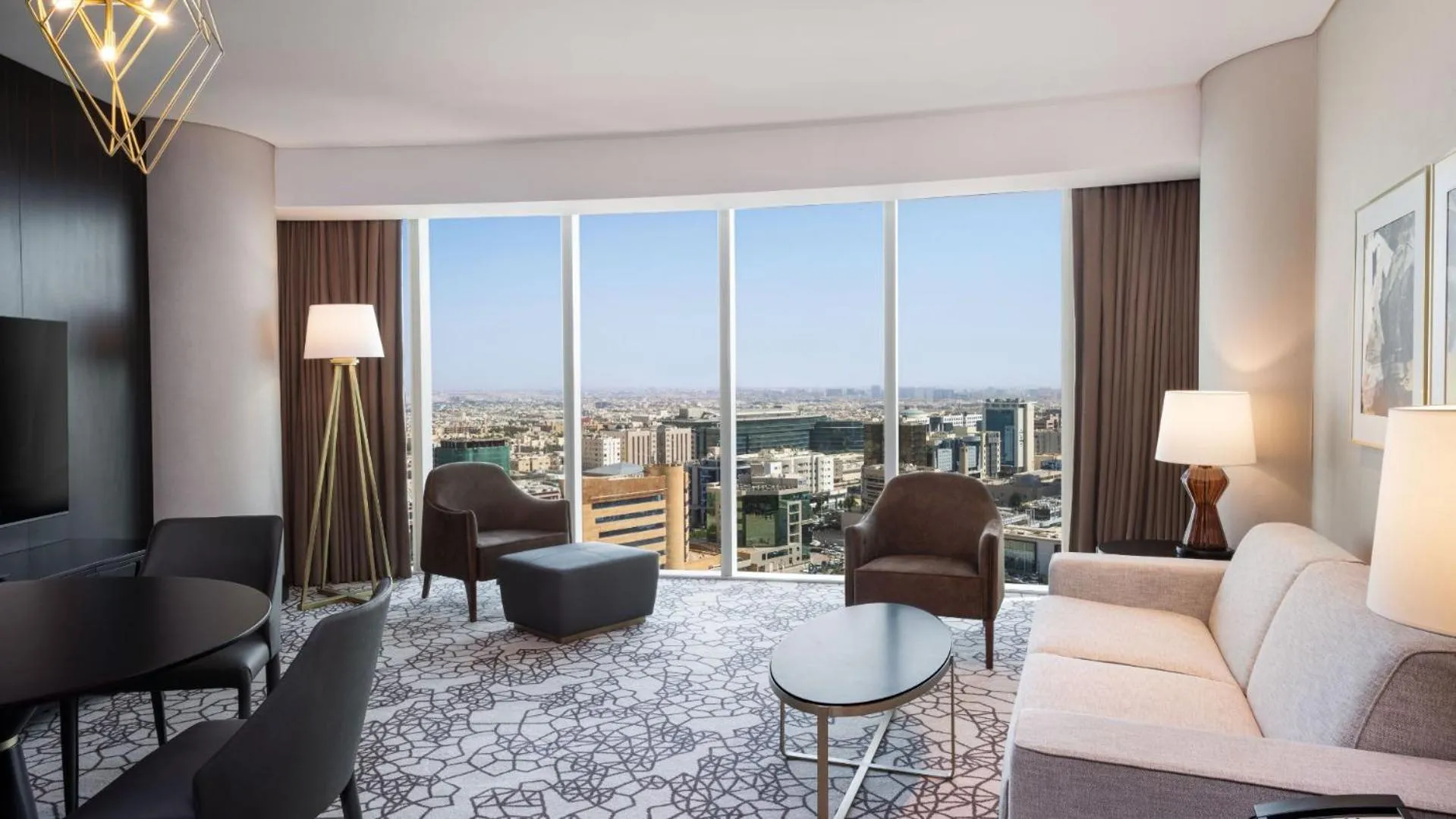 Living room in Hilton Riyadh Olaya