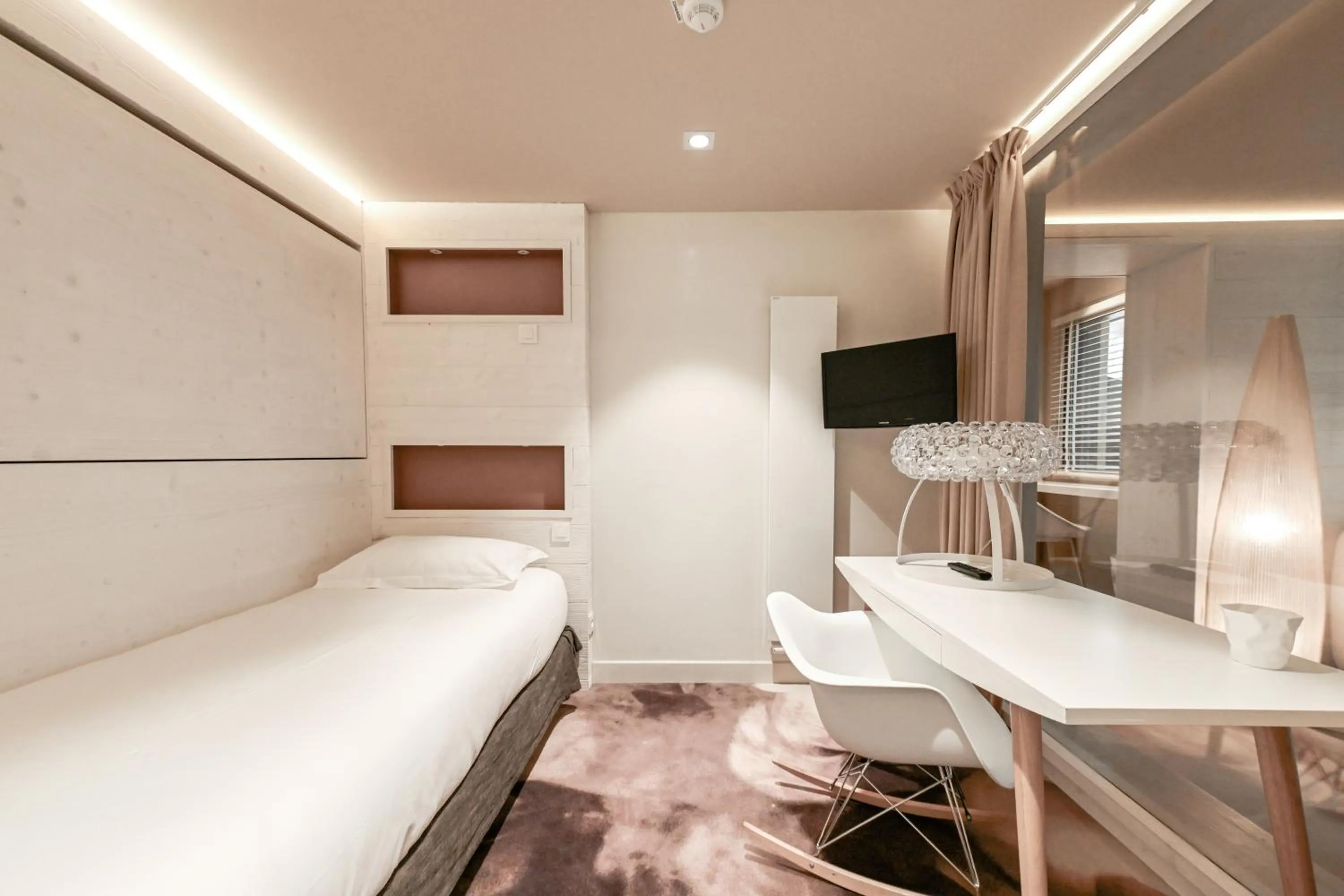 Bed in Hotel Tsanteleina