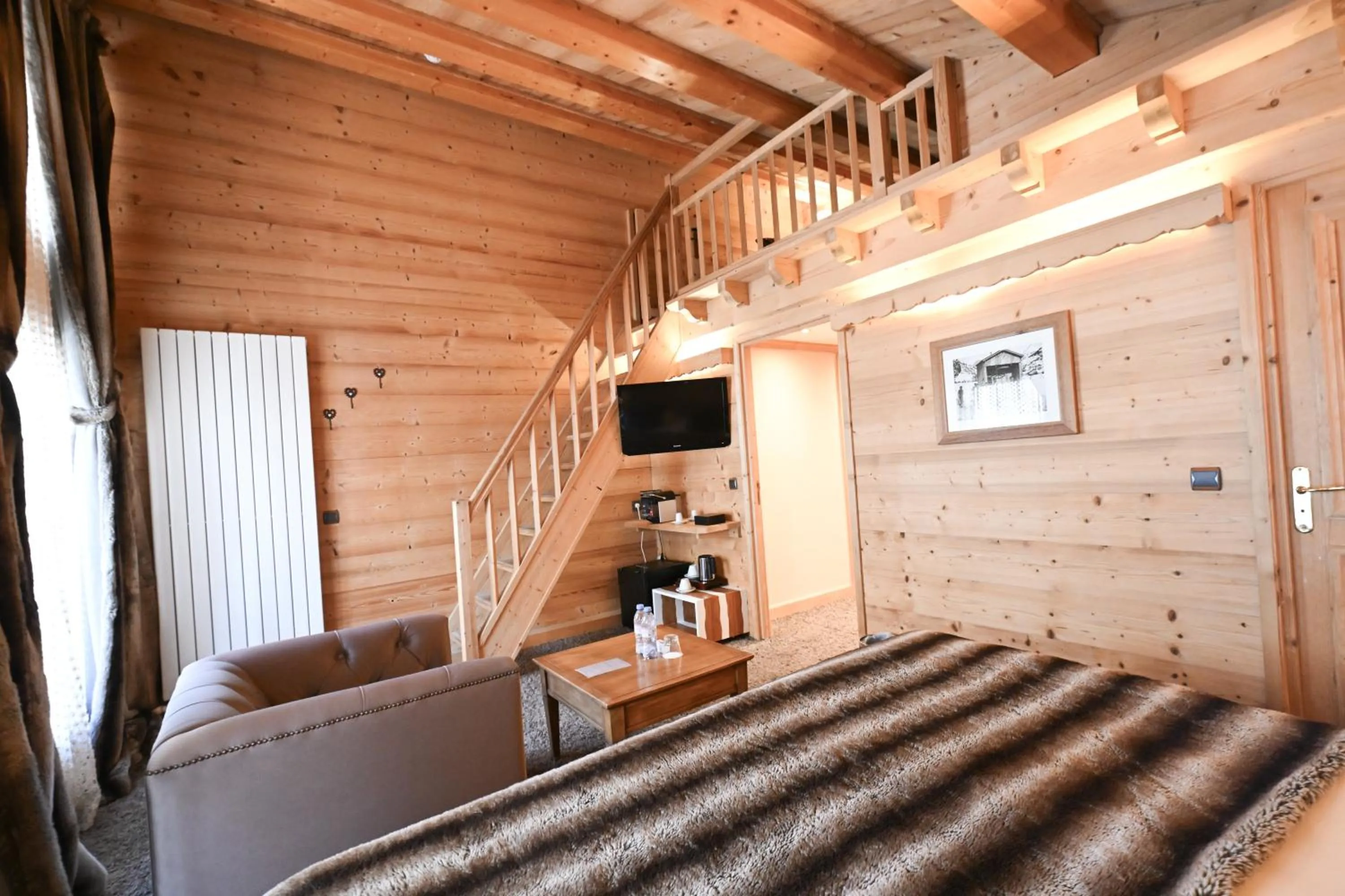 Bed in Hotel Tsanteleina