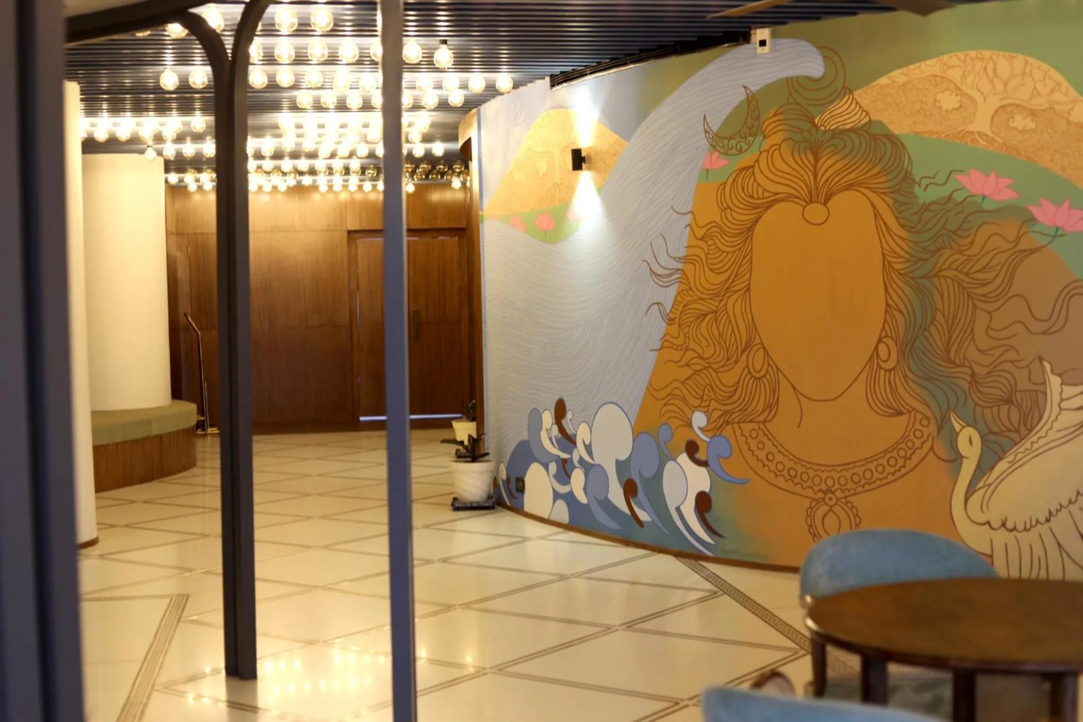 Decorative detail in EKAANTA