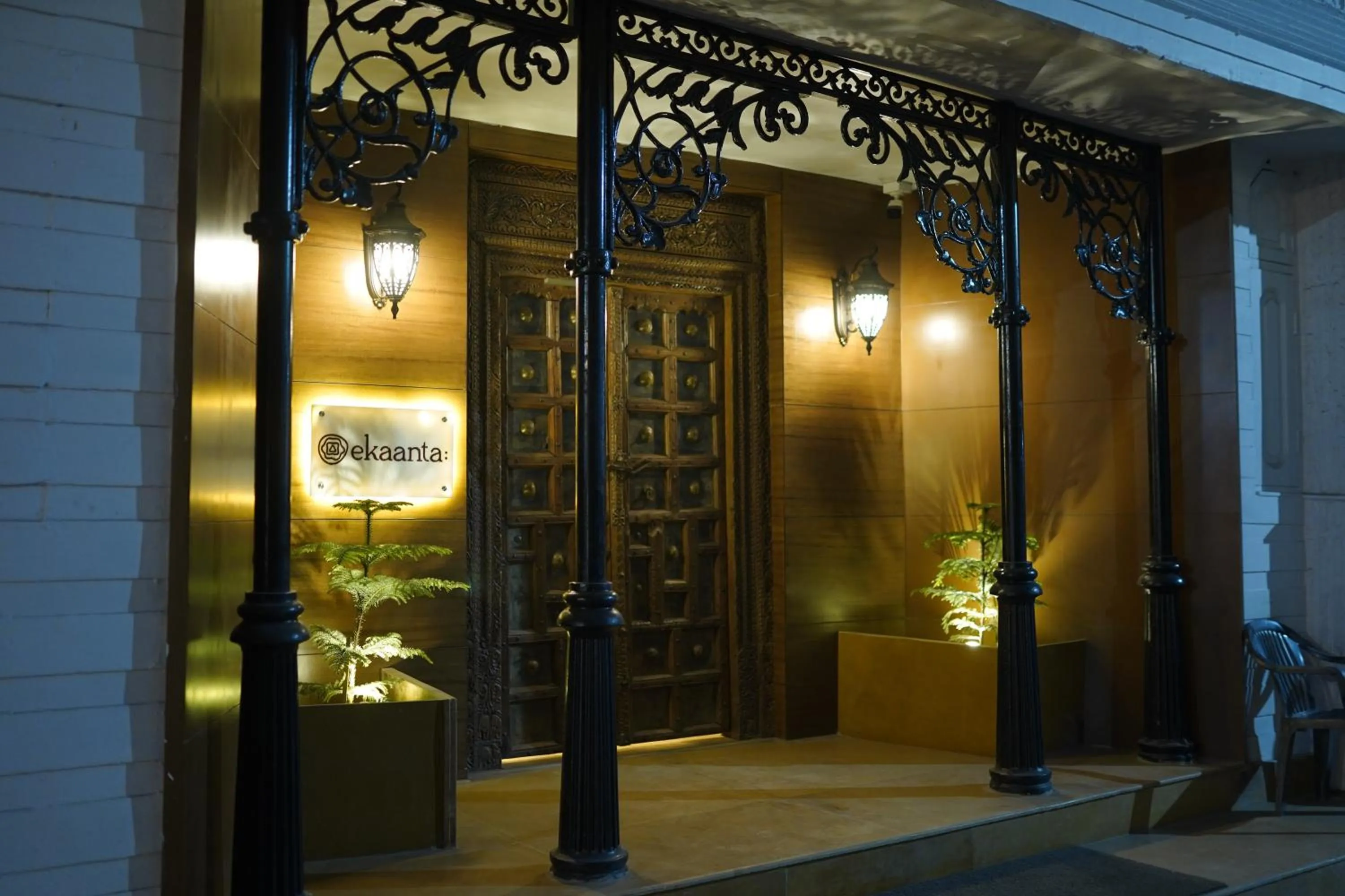 Facade/entrance in EKAANTA