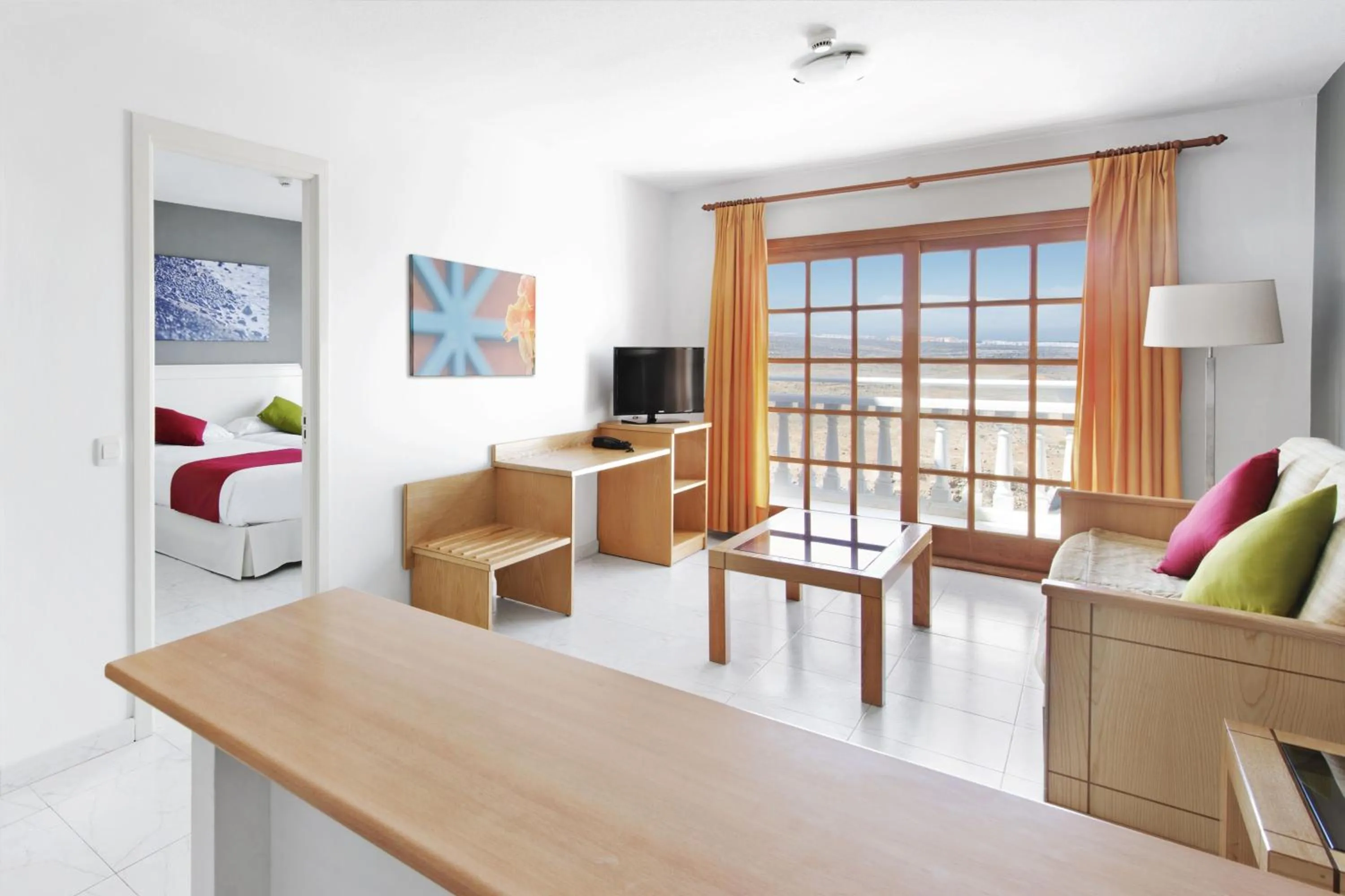 Living room in Elba Castillo San Jorge & Antigua Suite Hotel