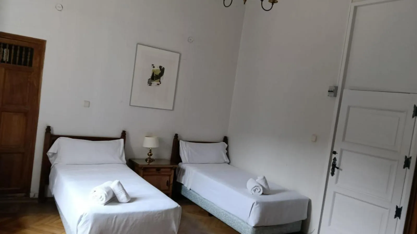 Bed in Hospedería Santa Cruz