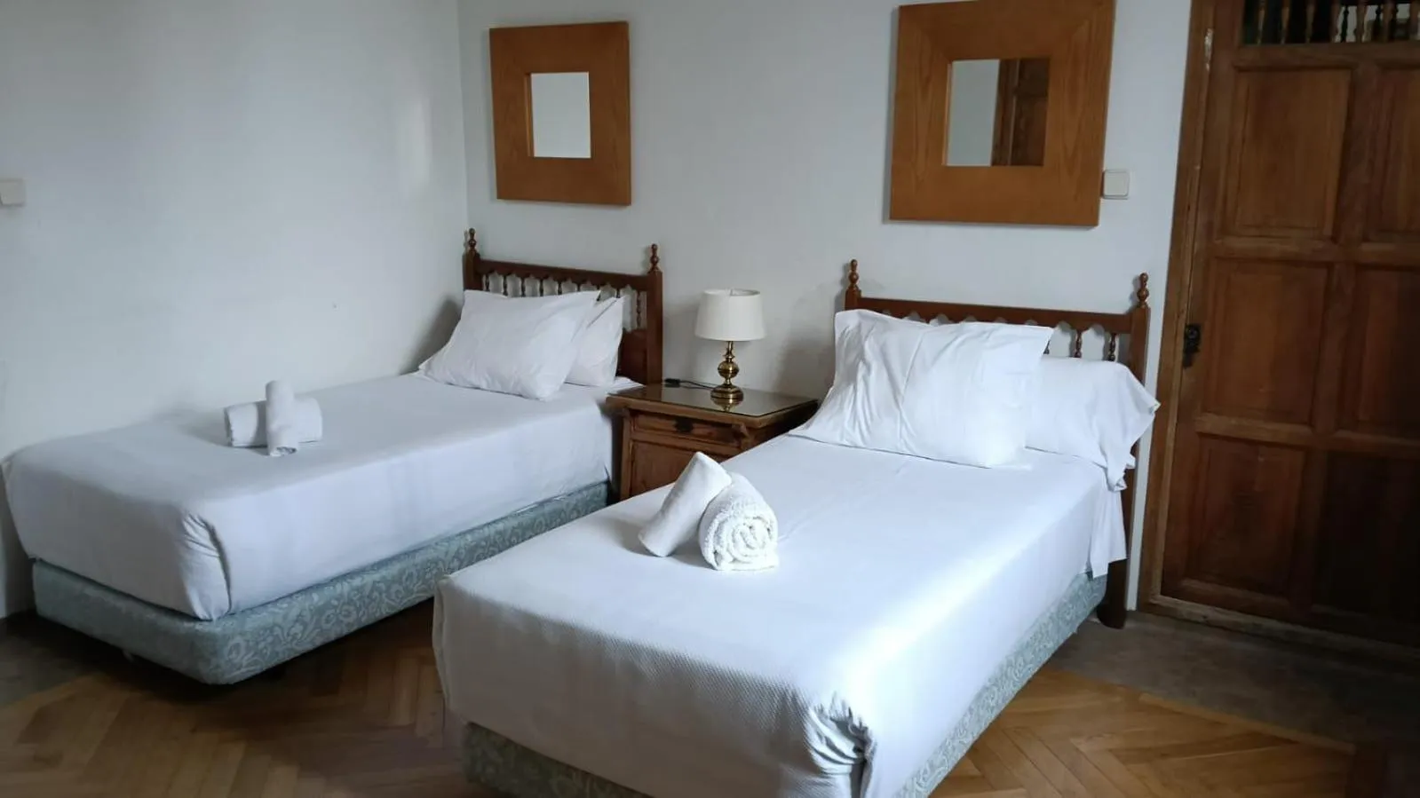 Bed in Hospedería Santa Cruz