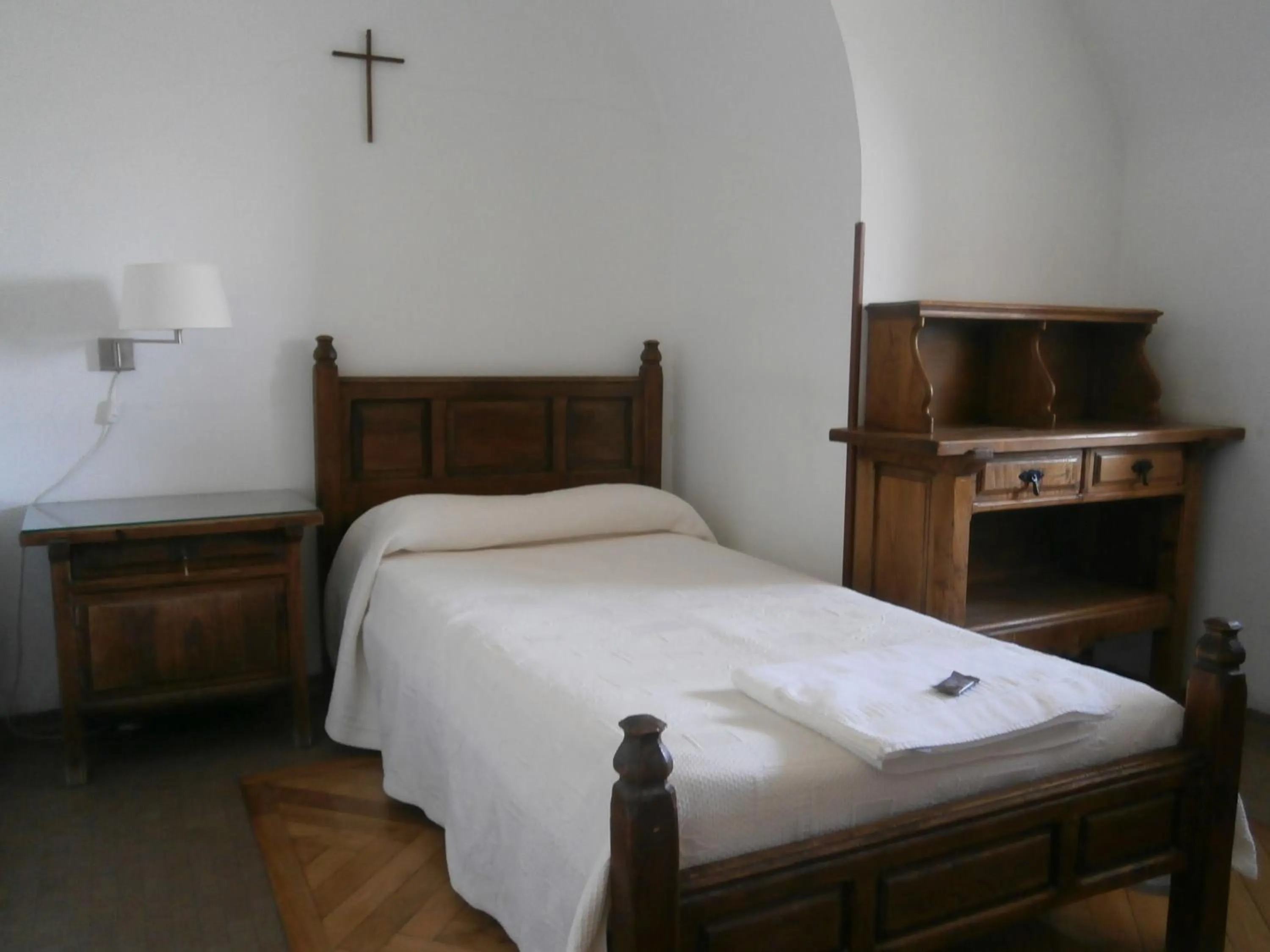 Bed in Hospedería Santa Cruz