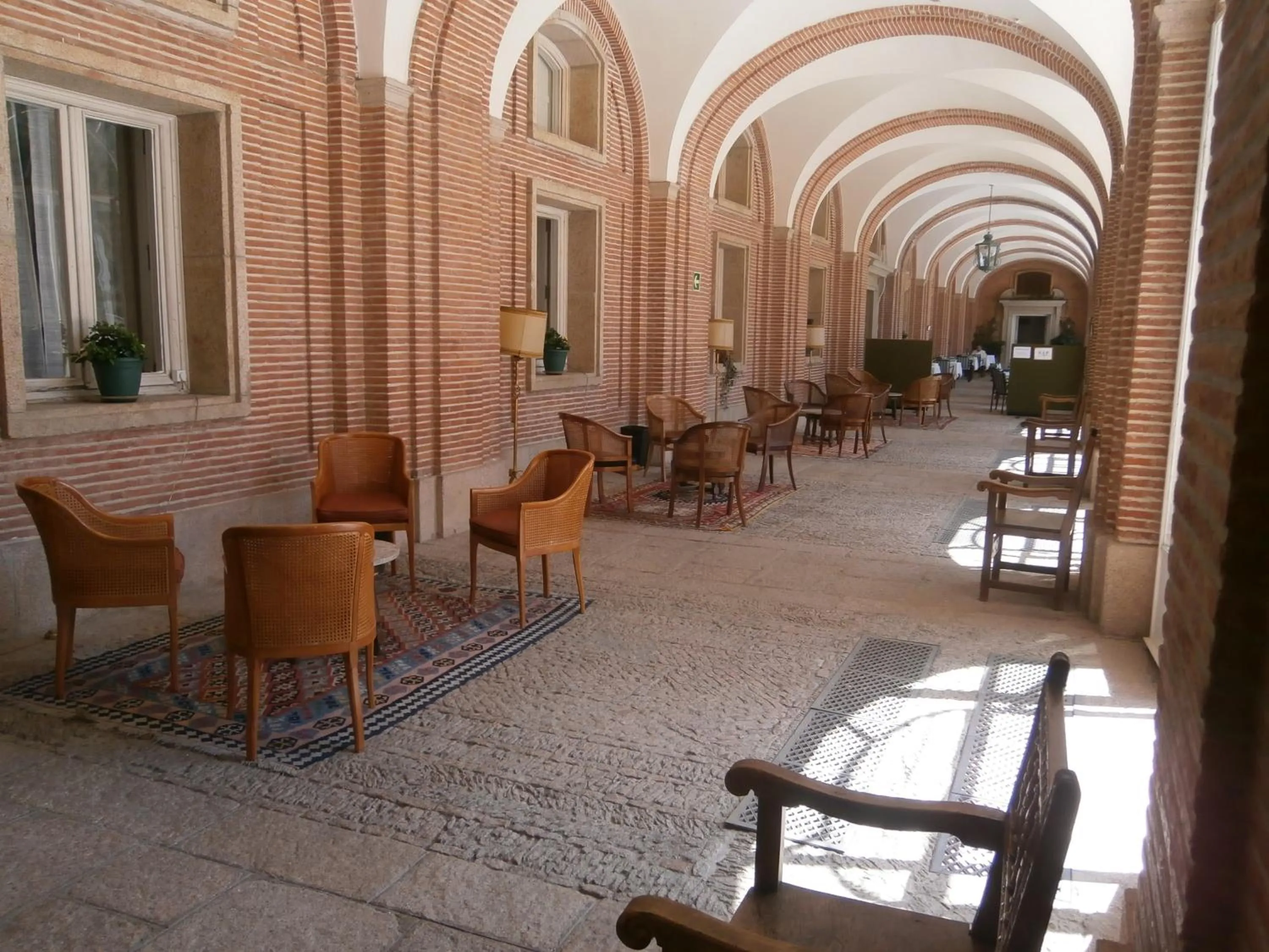 Patio in Hospedería Santa Cruz