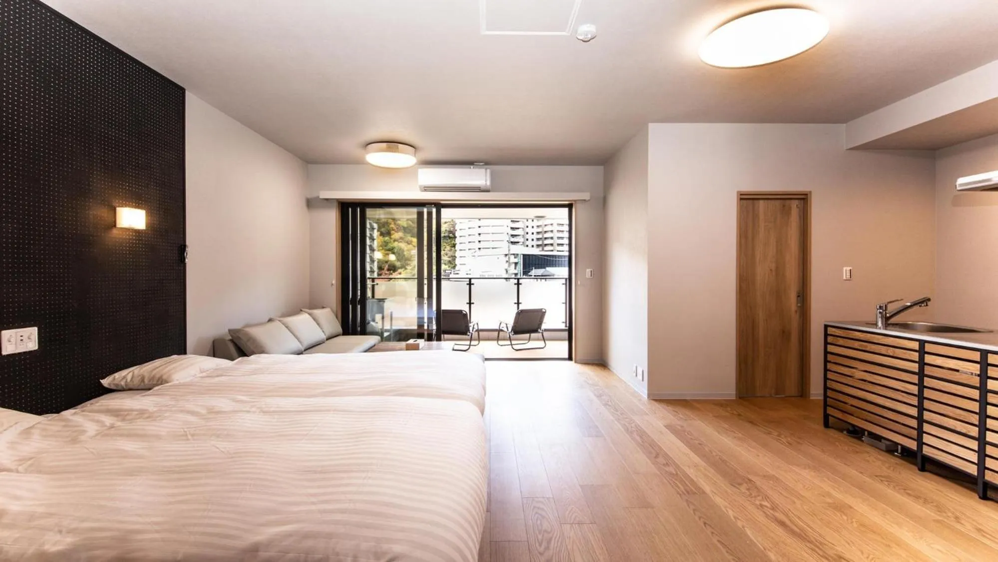 Bed in Rakuten STAY MOTEL Nikko Kinugawa Standard Room