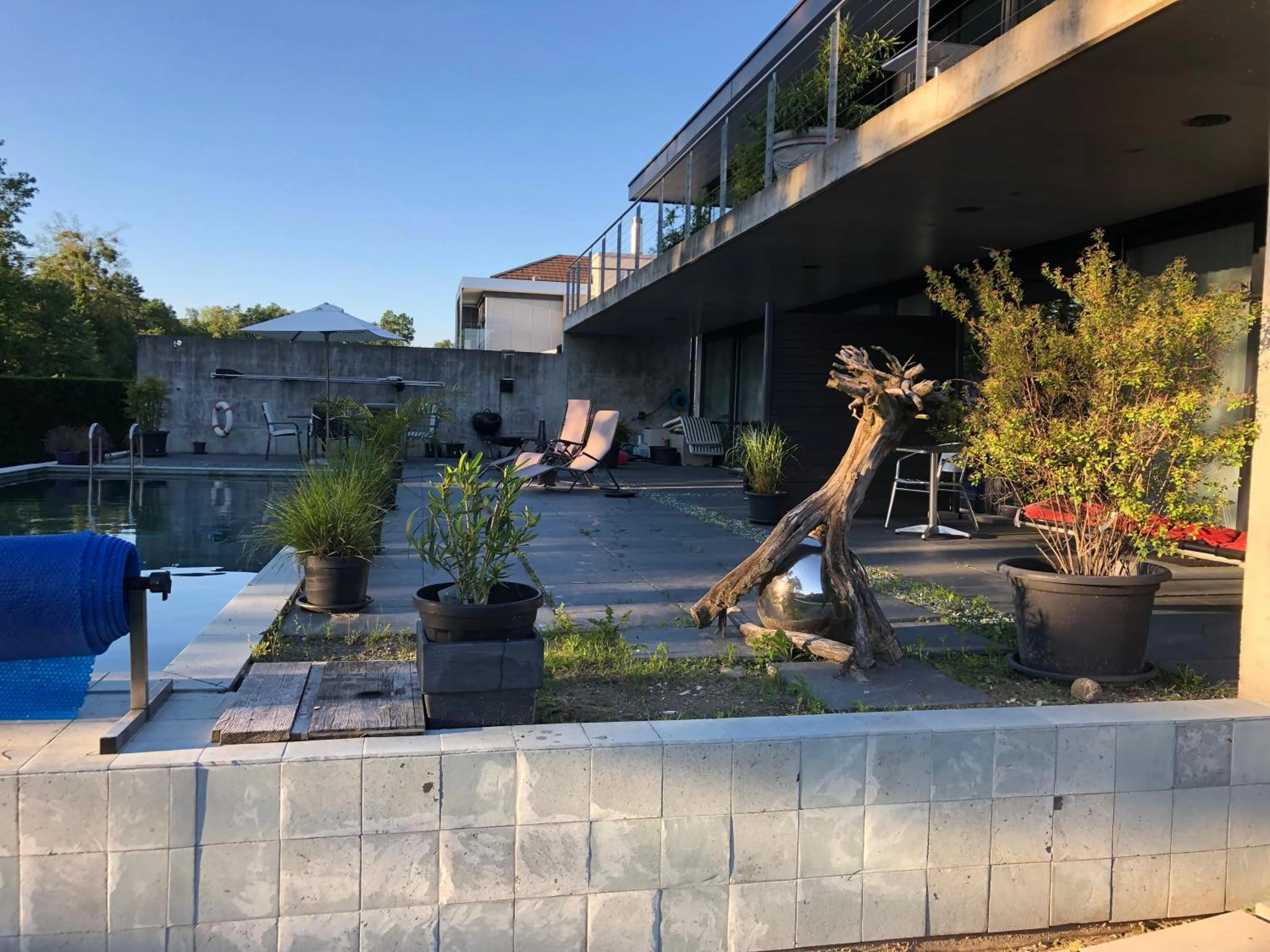 Patio in Morat Gaste Zimmer