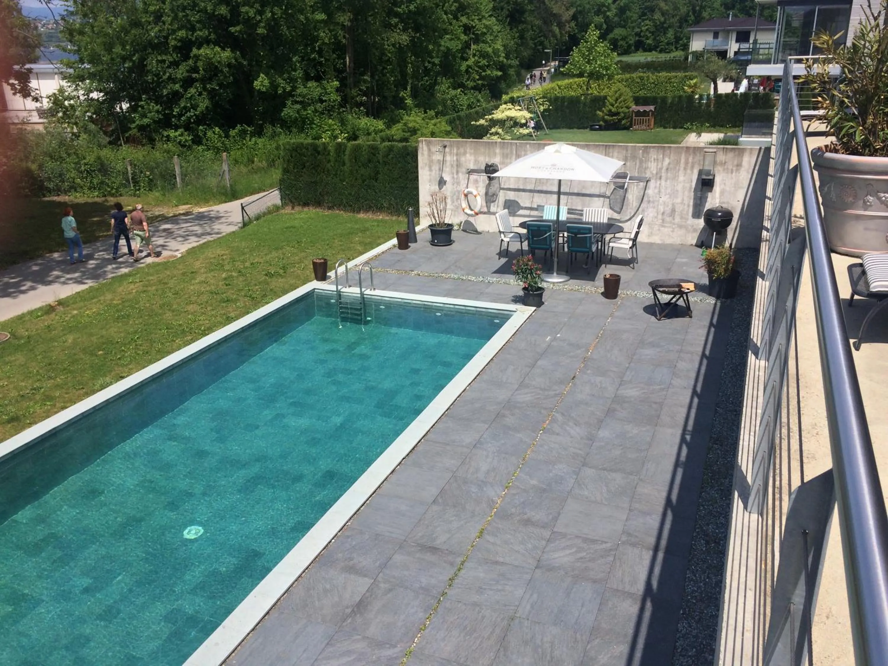 Balcony/Terrace in Morat Gaste Zimmer