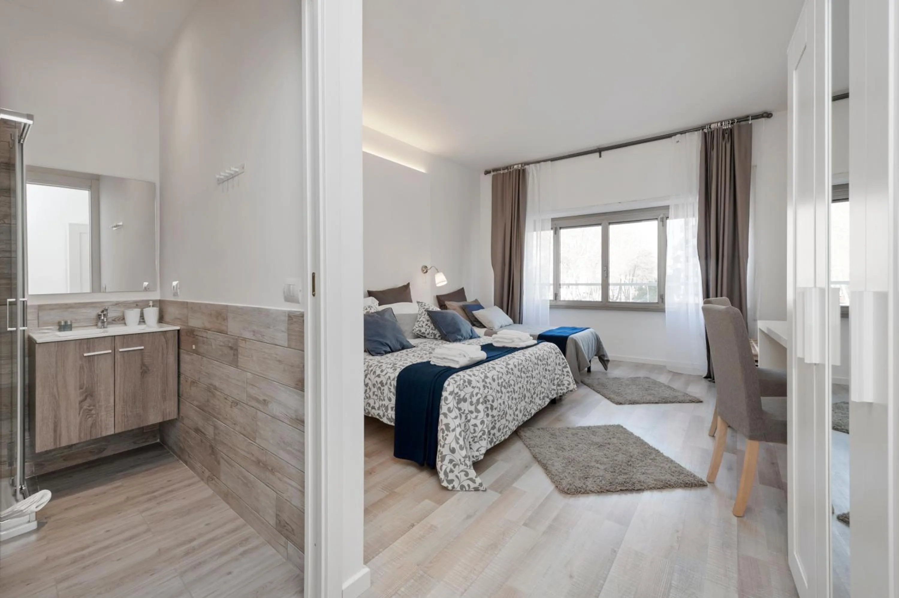 Bathroom, Bed in De Guestibus