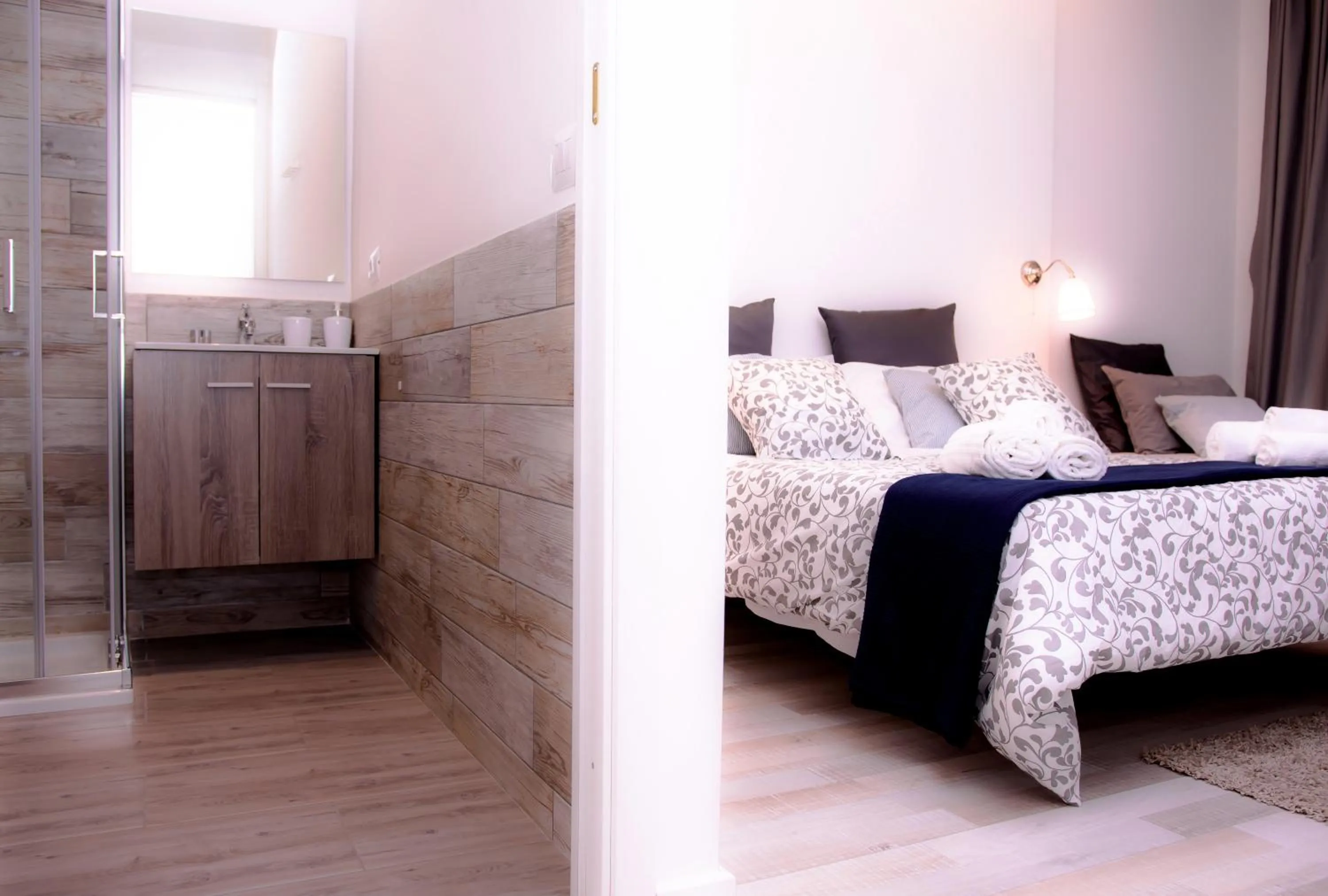 Bathroom, Bed in De Guestibus