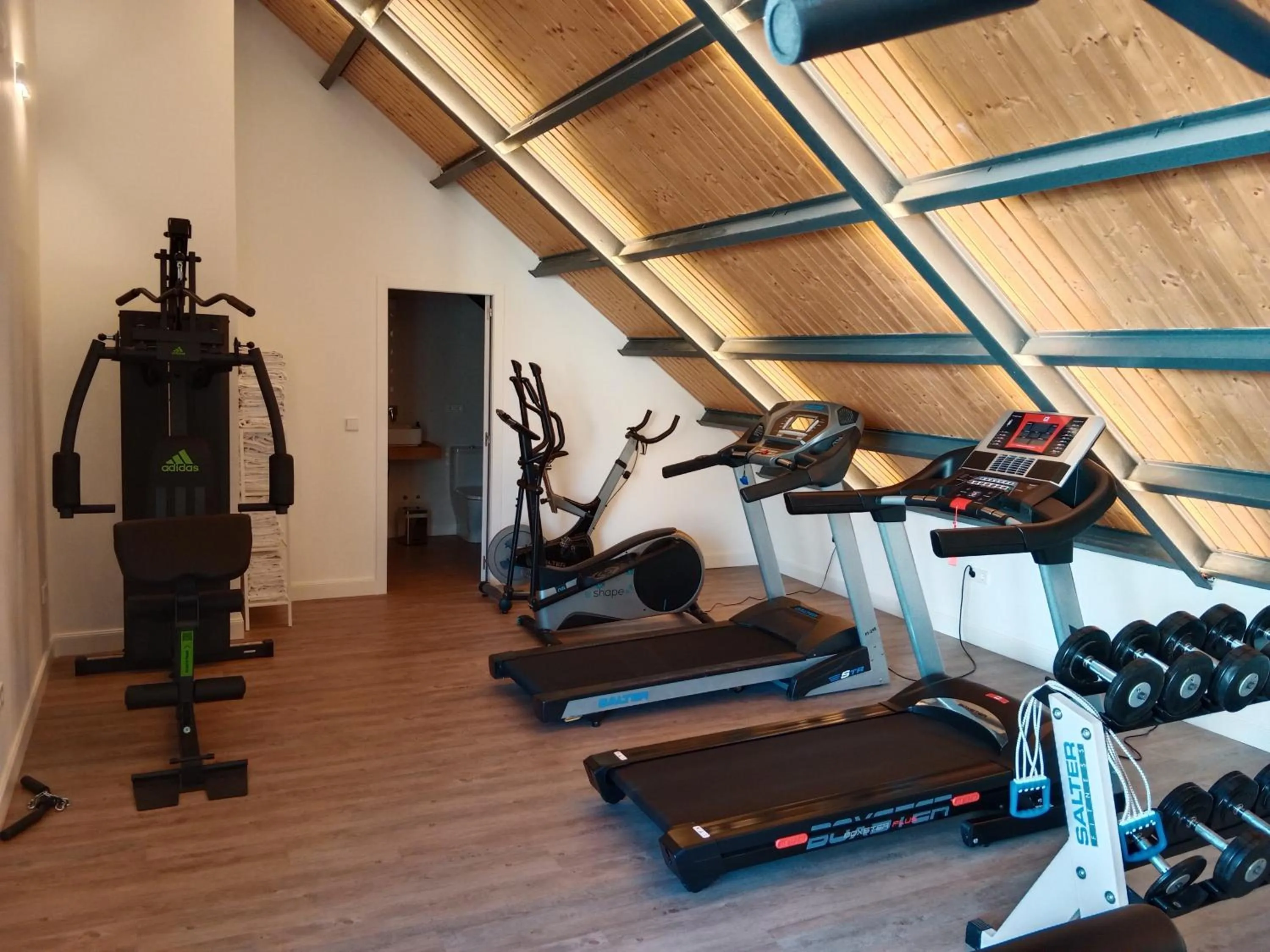 Fitness centre/facilities in Hotel Conqueridor