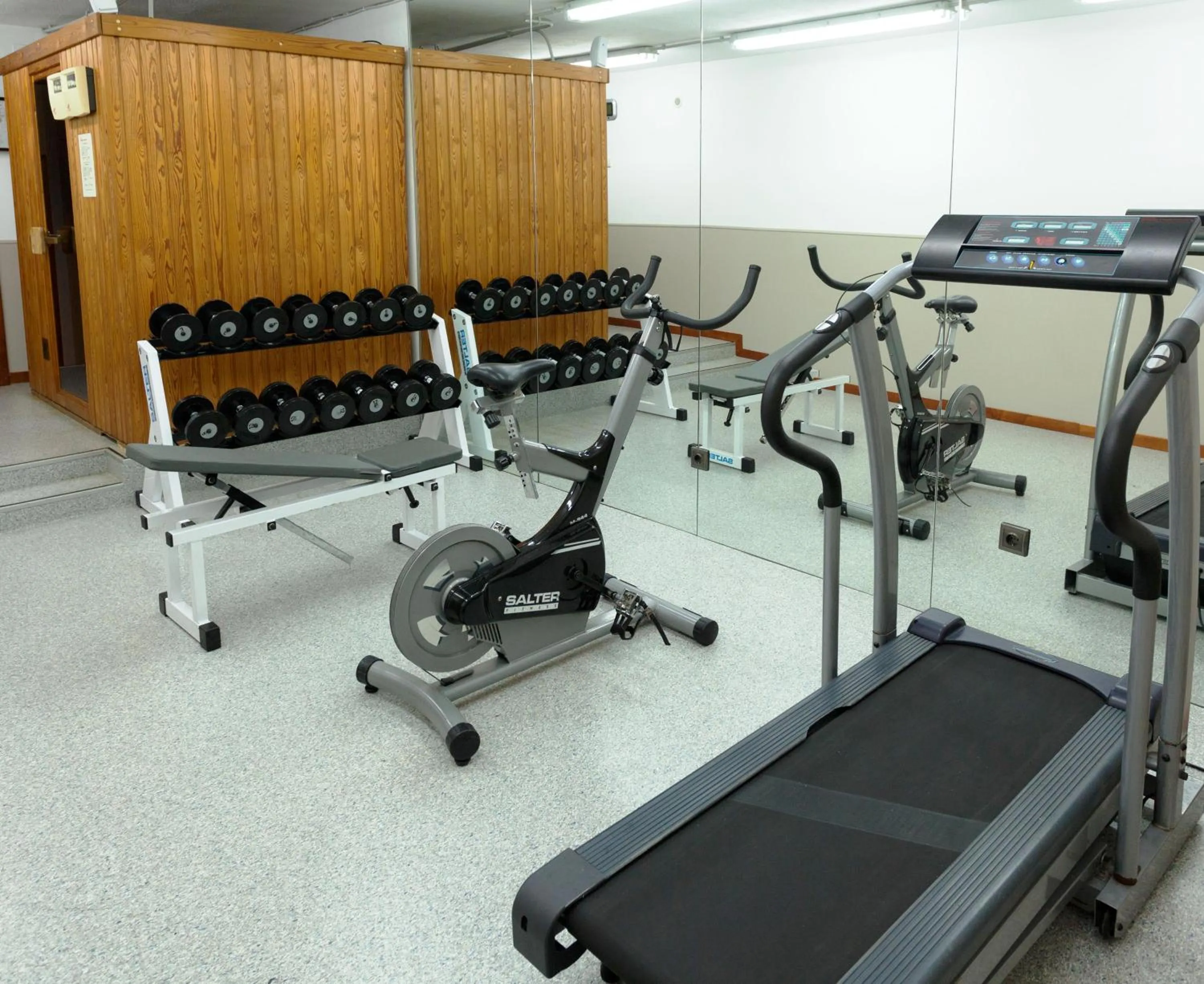 Fitness centre/facilities in Hotel Conqueridor