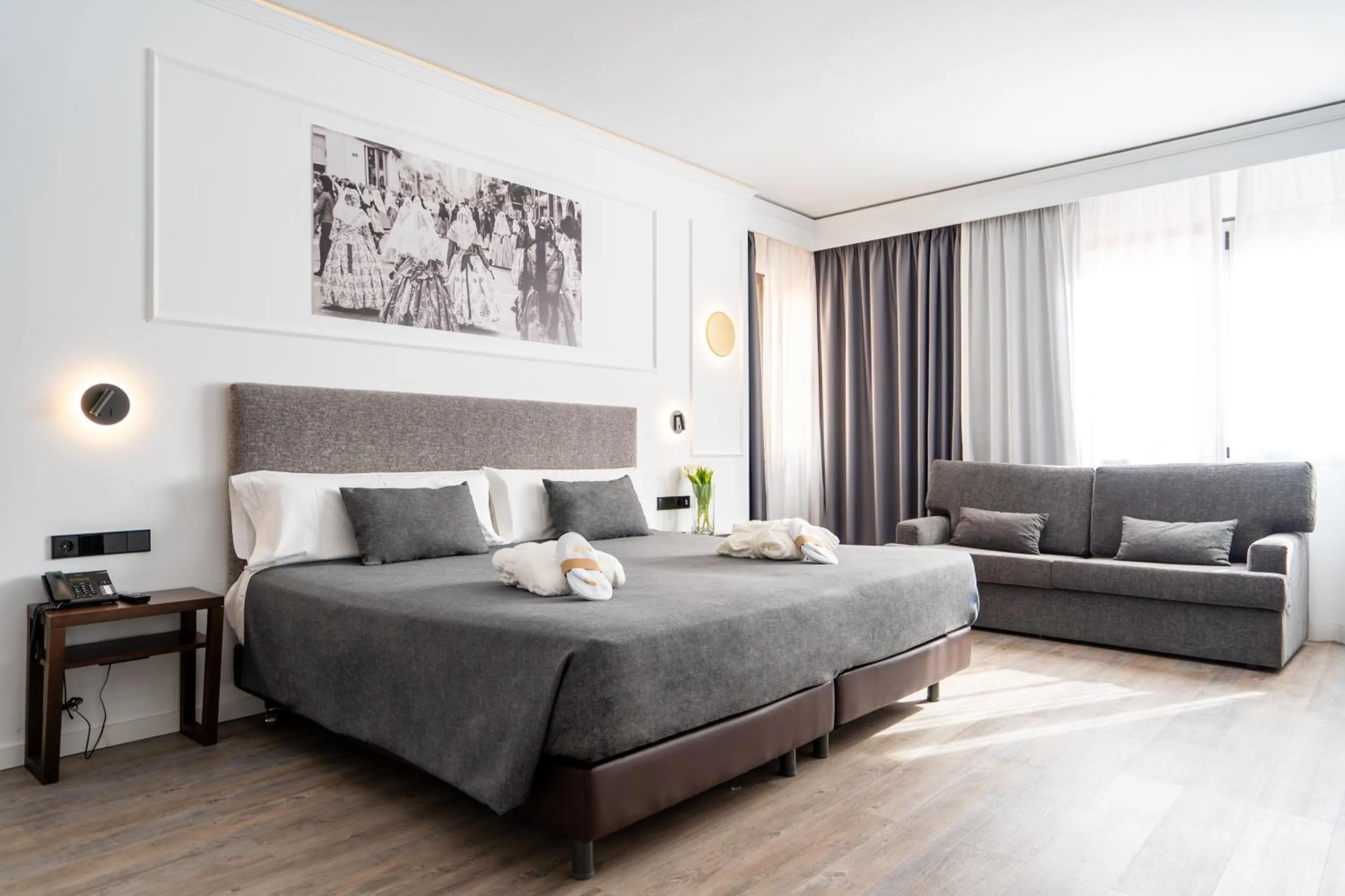 Bedroom, Bed in Hotel Conqueridor