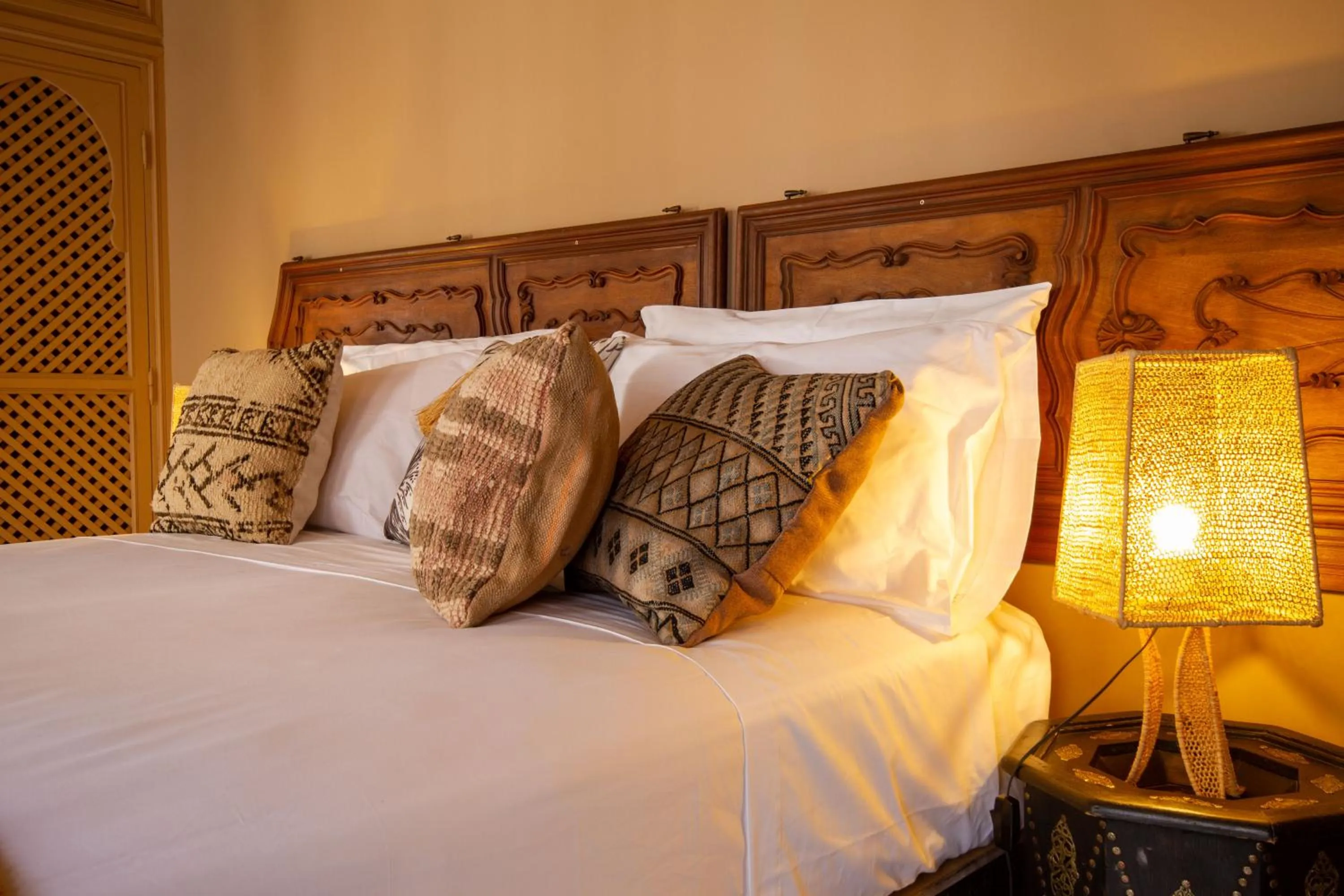 Bed in Riad SofYan & Spa