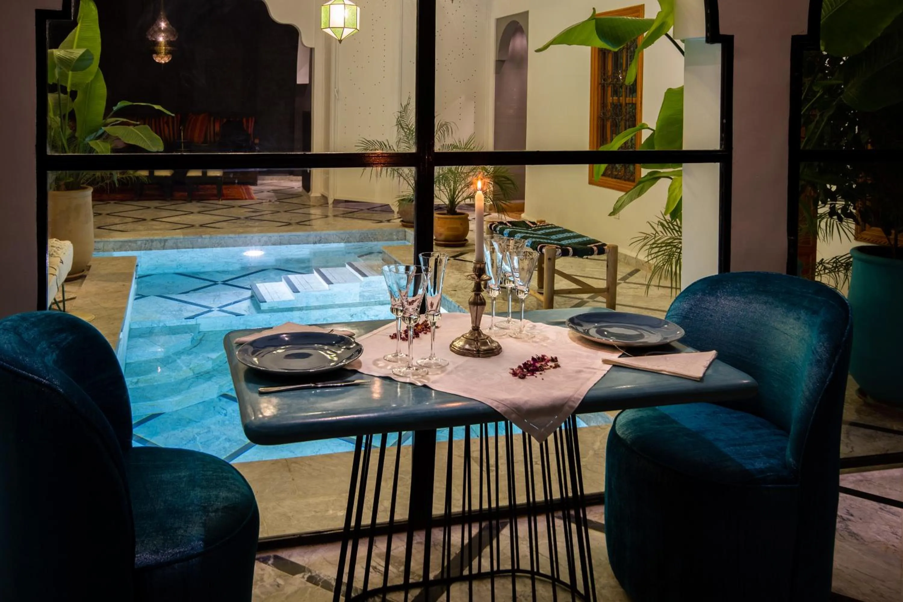 Seating area in Riad SofYan & Spa