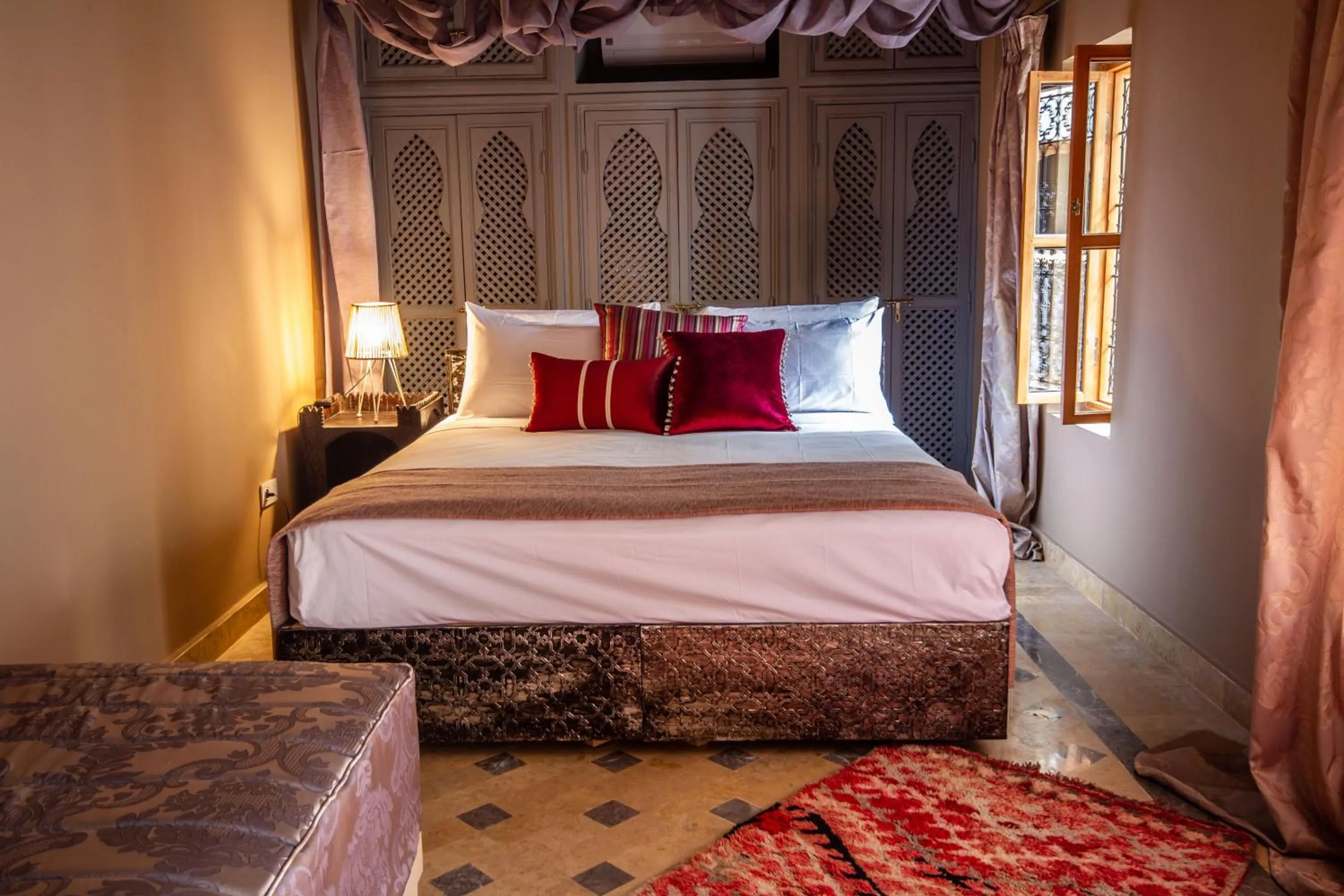 Bed in Riad SofYan & Spa