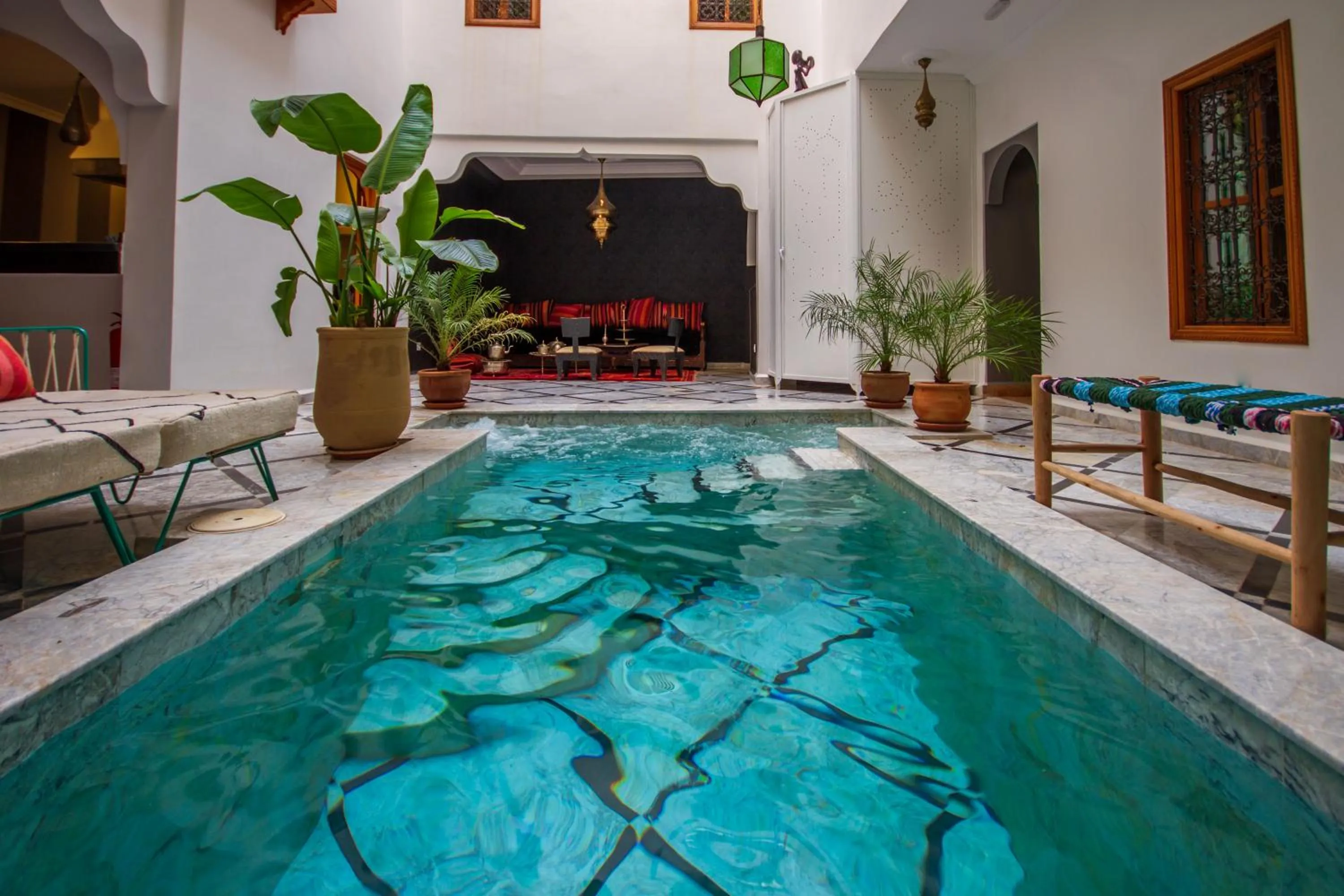 Pool view in Riad SofYan & Spa